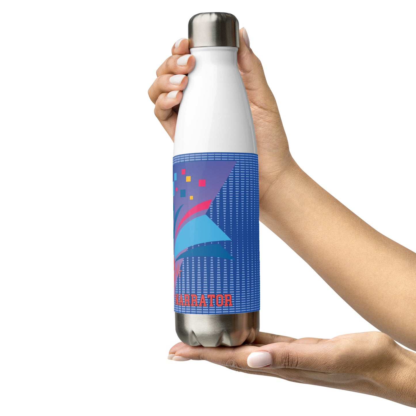 Audiobook Narrator: Reusable Stainless Steel Water Bottle