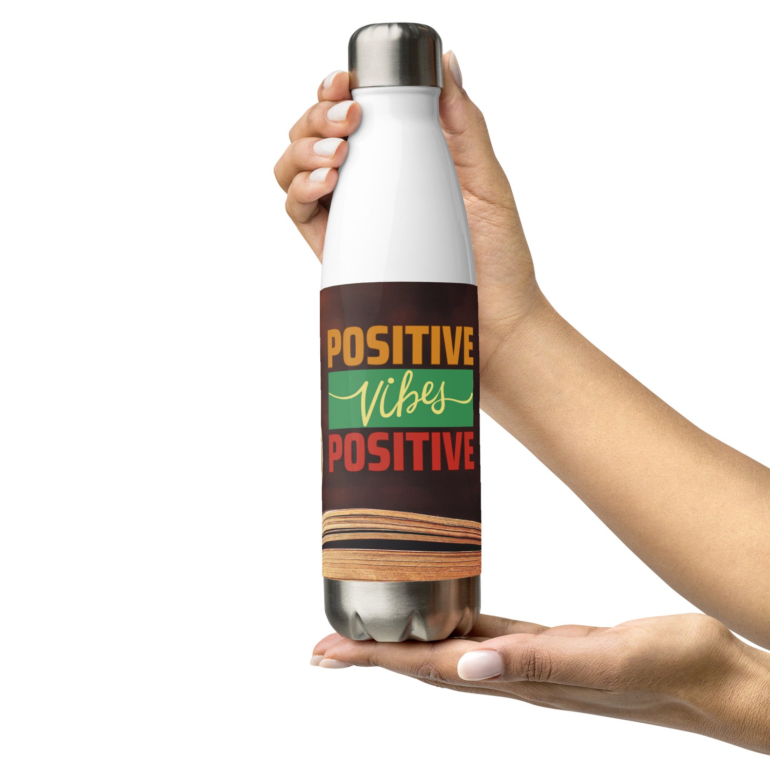 Audiobook Narration: Positive Vibes: Reusable Stainless Steel Water Bottle