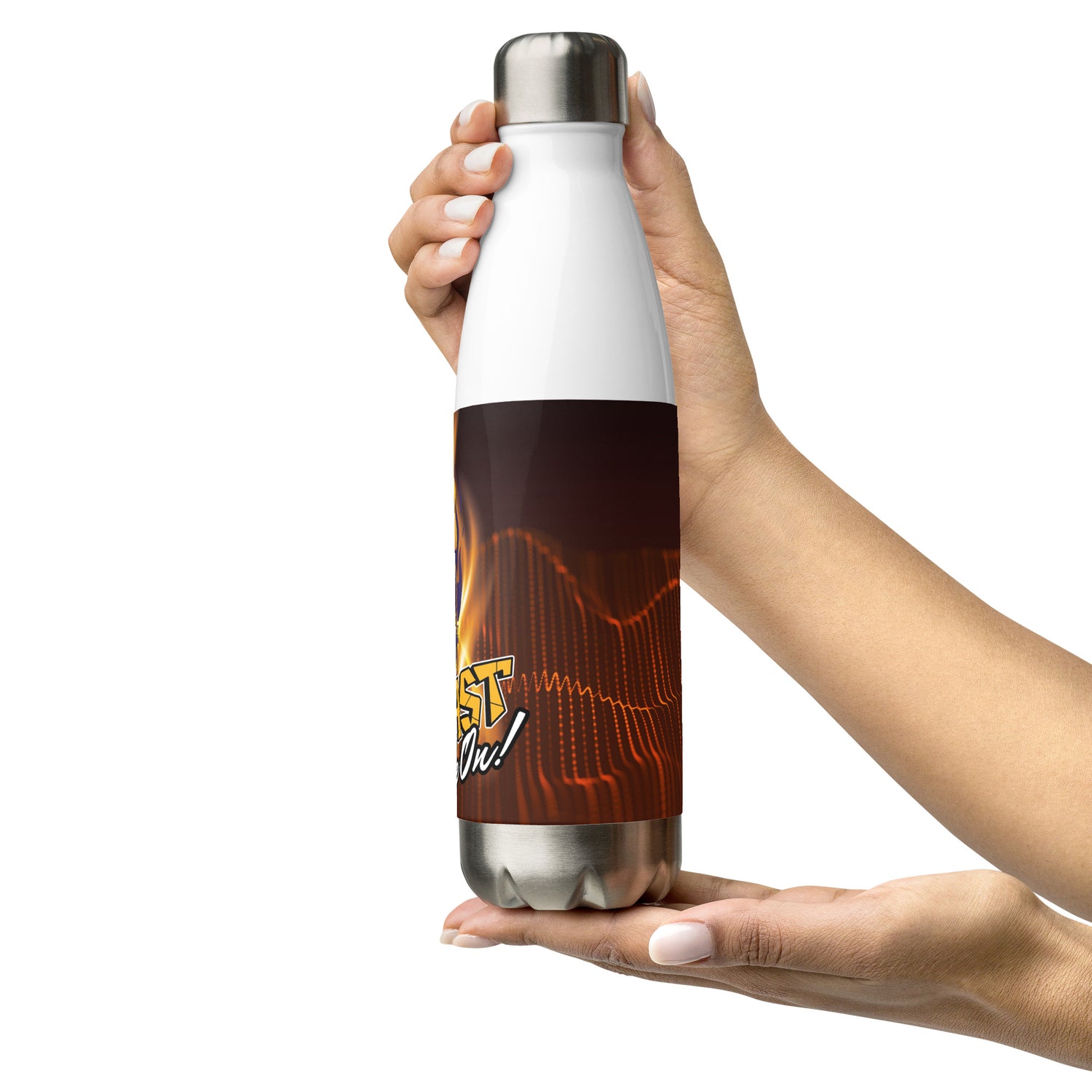 Voice-Over Actor: Your Beast Mode Is On: Reusable Stainless Steel Water Bottle