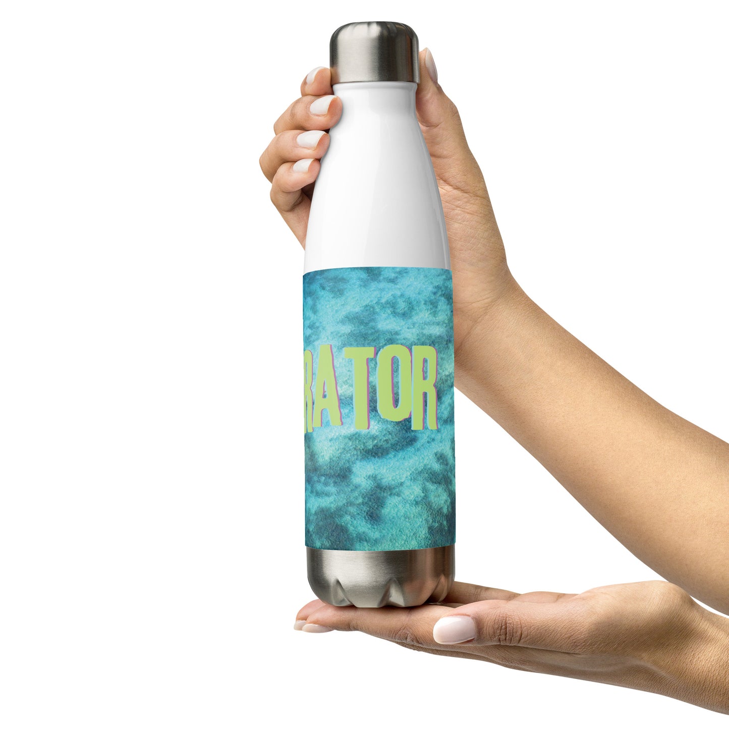 #Narrator: Reusable Stainless Steel Water Bottle