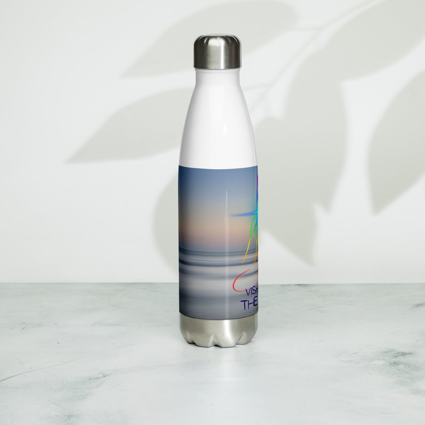 5th Throat "Voice" Chakra: Stainless Steel Water Bottle