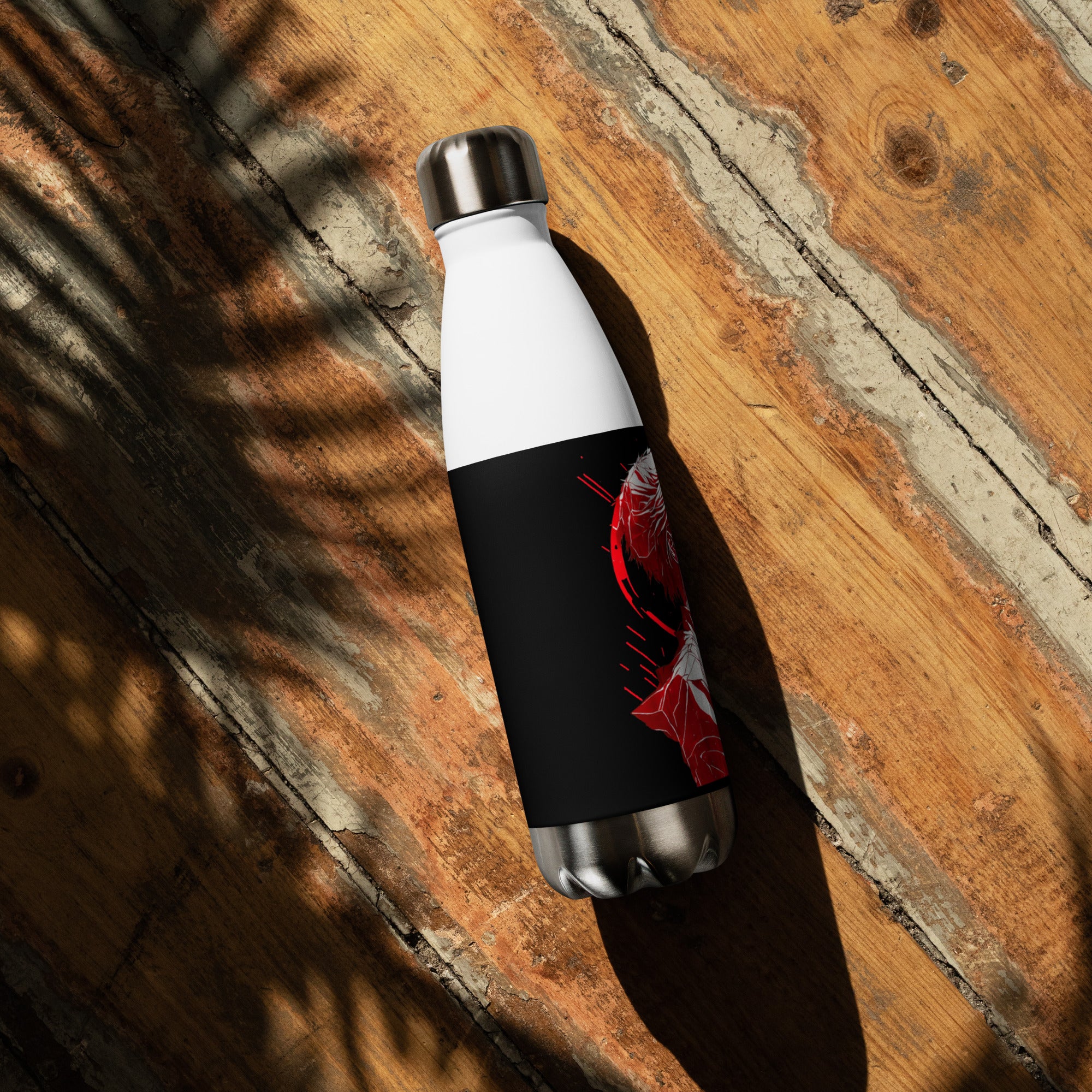 Anime Voice Over Red Moon: Reusable Stainless Steel Water Bottle