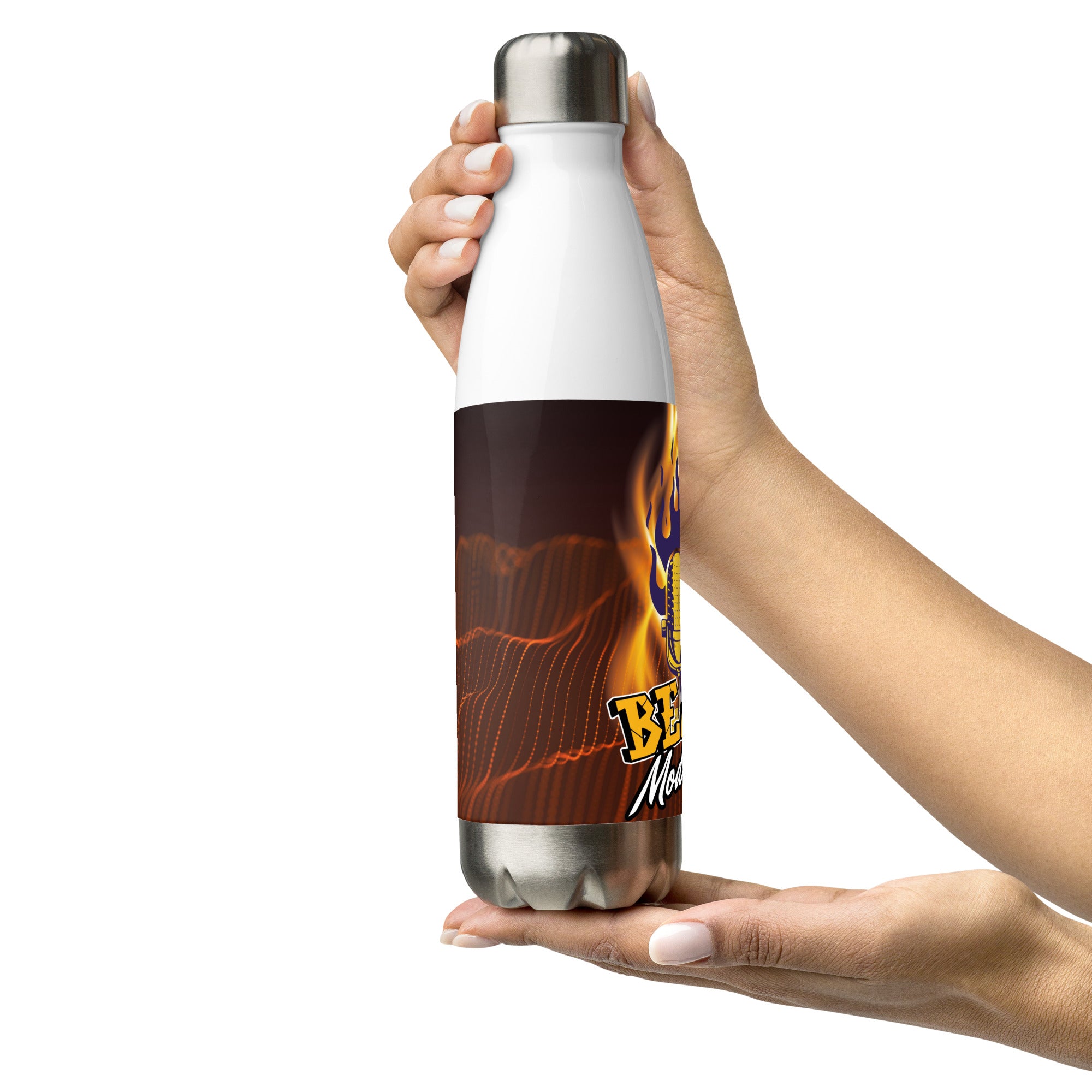 Voice-Over Actor: Your Beast Mode Is On: Reusable Stainless Steel Water Bottle