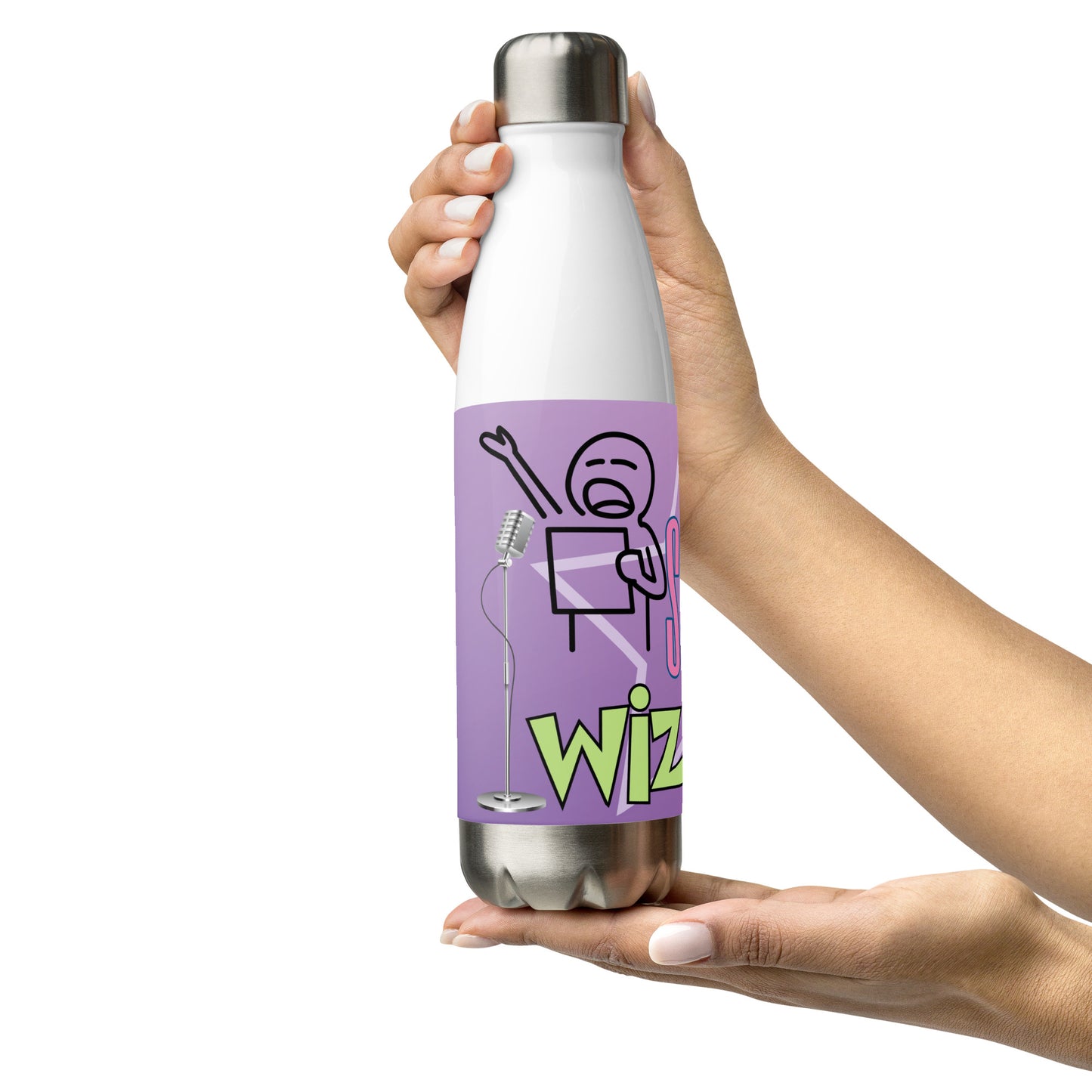 Script Wizard: You Are The Star: Reusable Stainless Steel Water Bottle