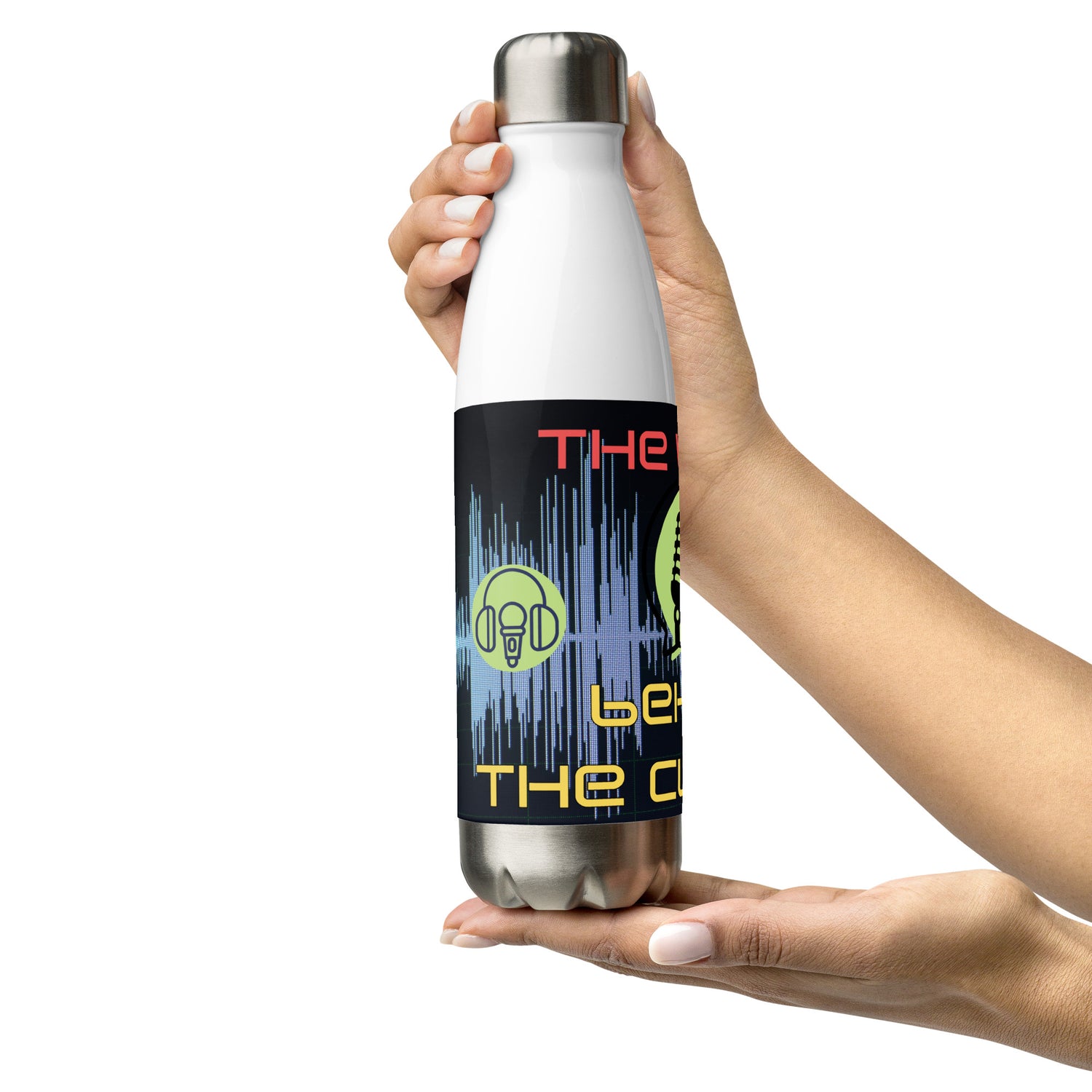 Voice Behind the Curtain: Reusable Stainless Steel Water Bottle