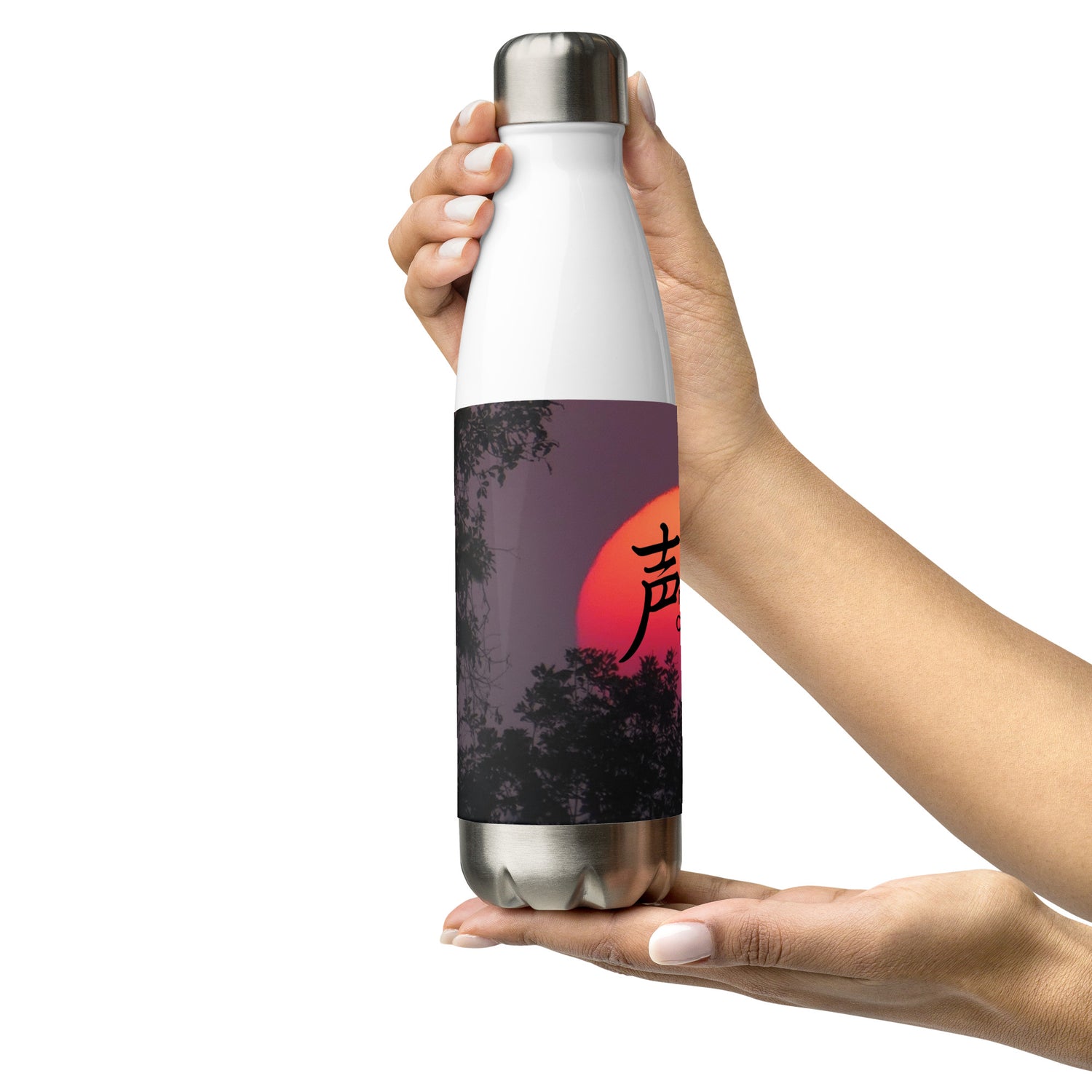 Master Of Voice: Red Moon: Reusable Stainless Steel Water Bottle