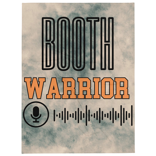 Booth Warrior: Recording Booth Throw Blanket