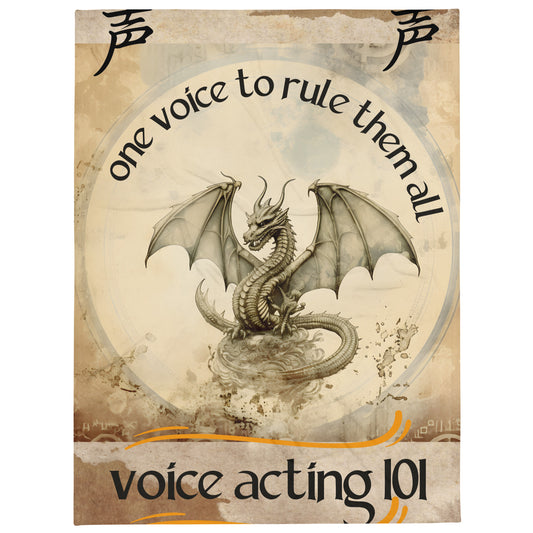 One Voice To Rule Them All: Dragon Style: Booth Throw Blanket