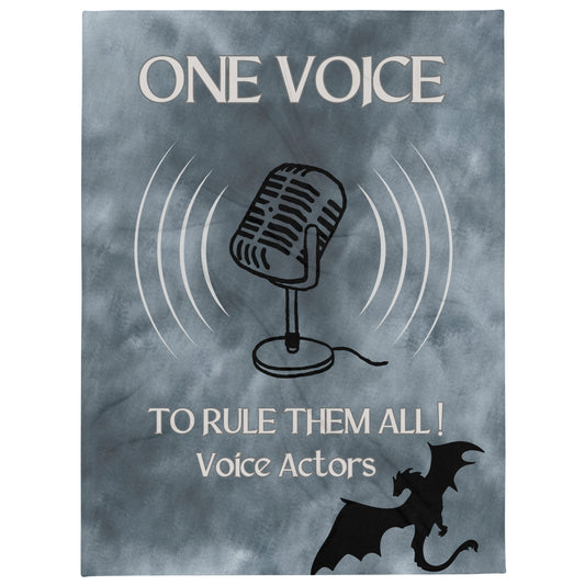 One Voice To Rule Them All: Dragon Style: Booth Throw Blanket