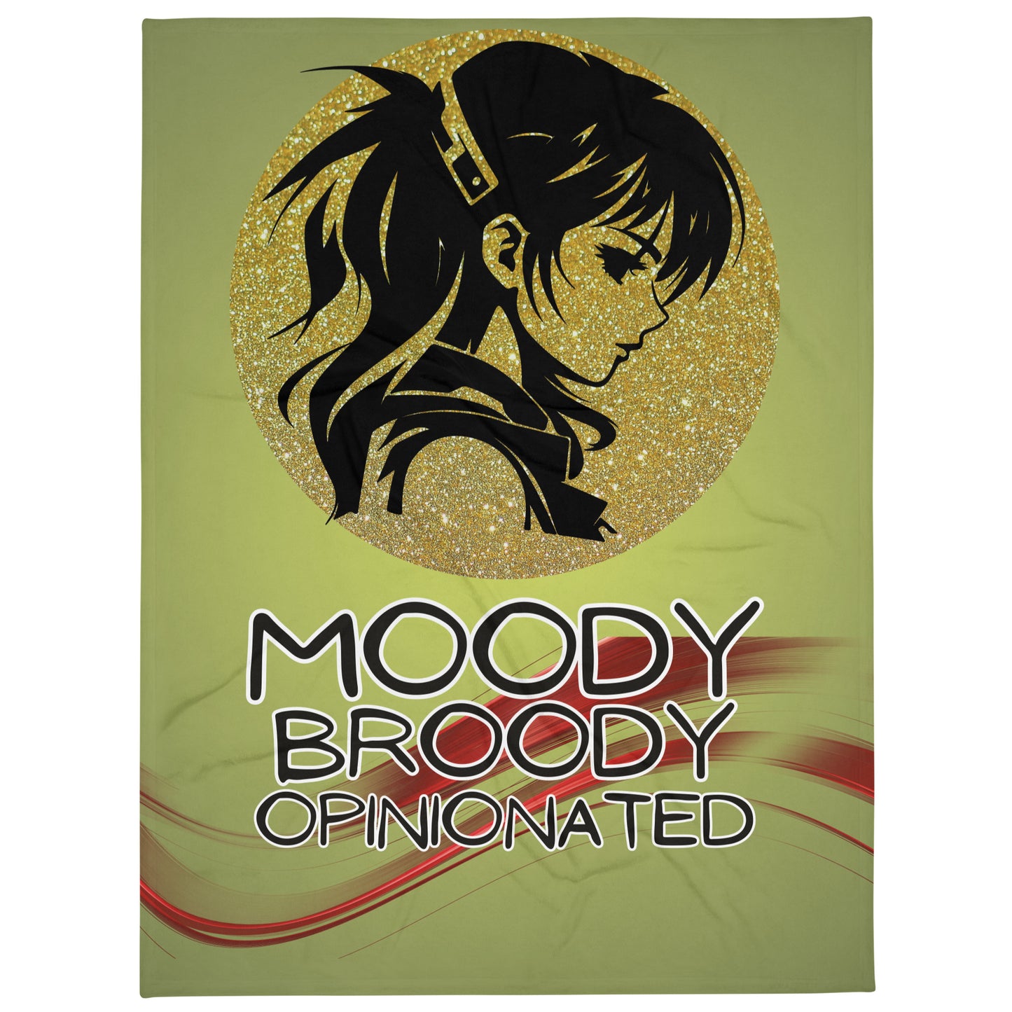 Anime Style: Moody, Broody, Opinionated: Booth Throw Blanket