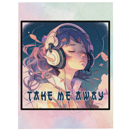 Anime Style: Take Me Away: Booth Throw Blanket