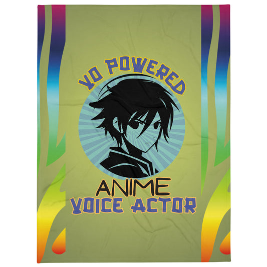 Anime Style: Voice Over: Booth Throw Blanket