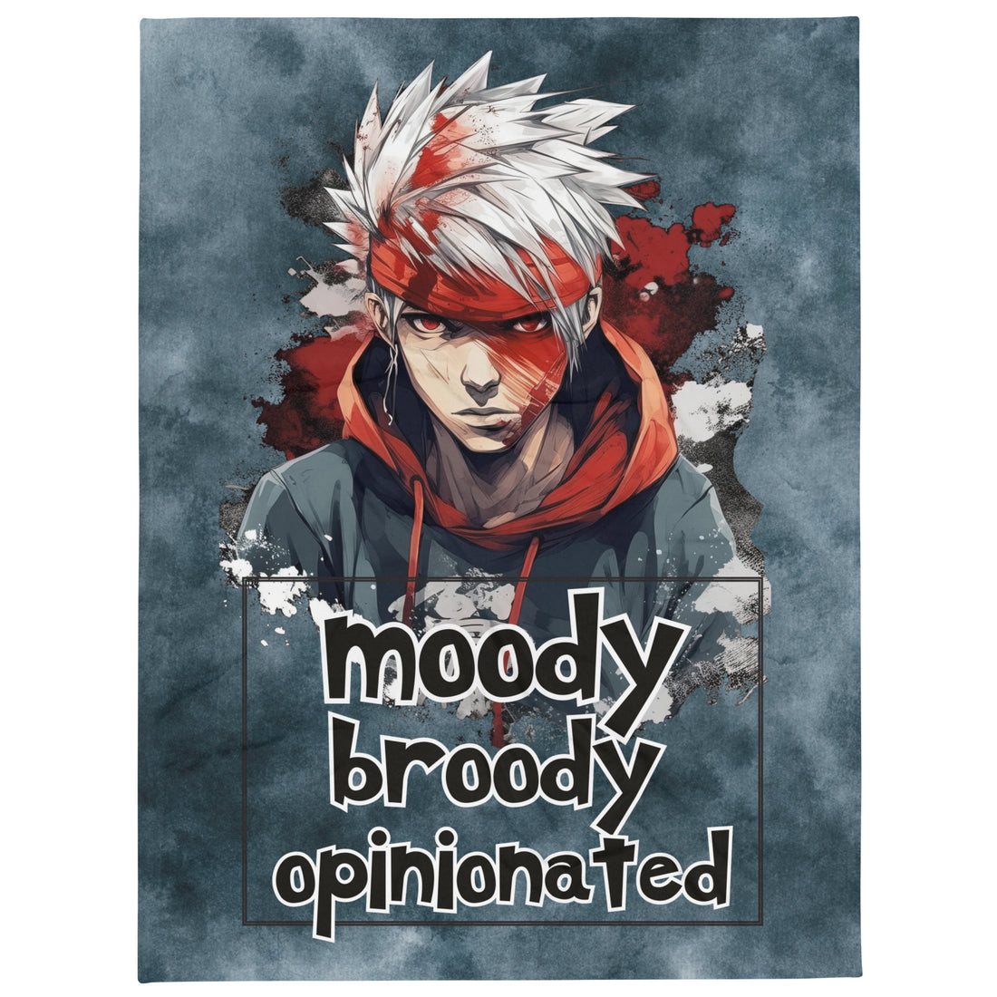 Anime Style: Moody, Broody, Opinionated Throw Blanket