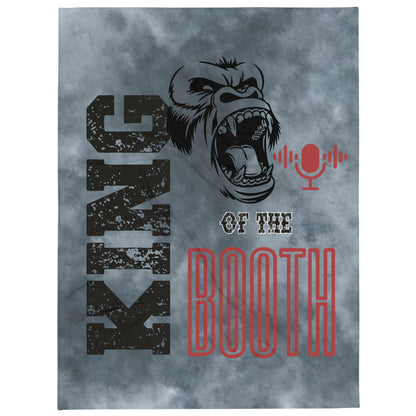 King of the Booth Gorilla Style: Throw Blanket