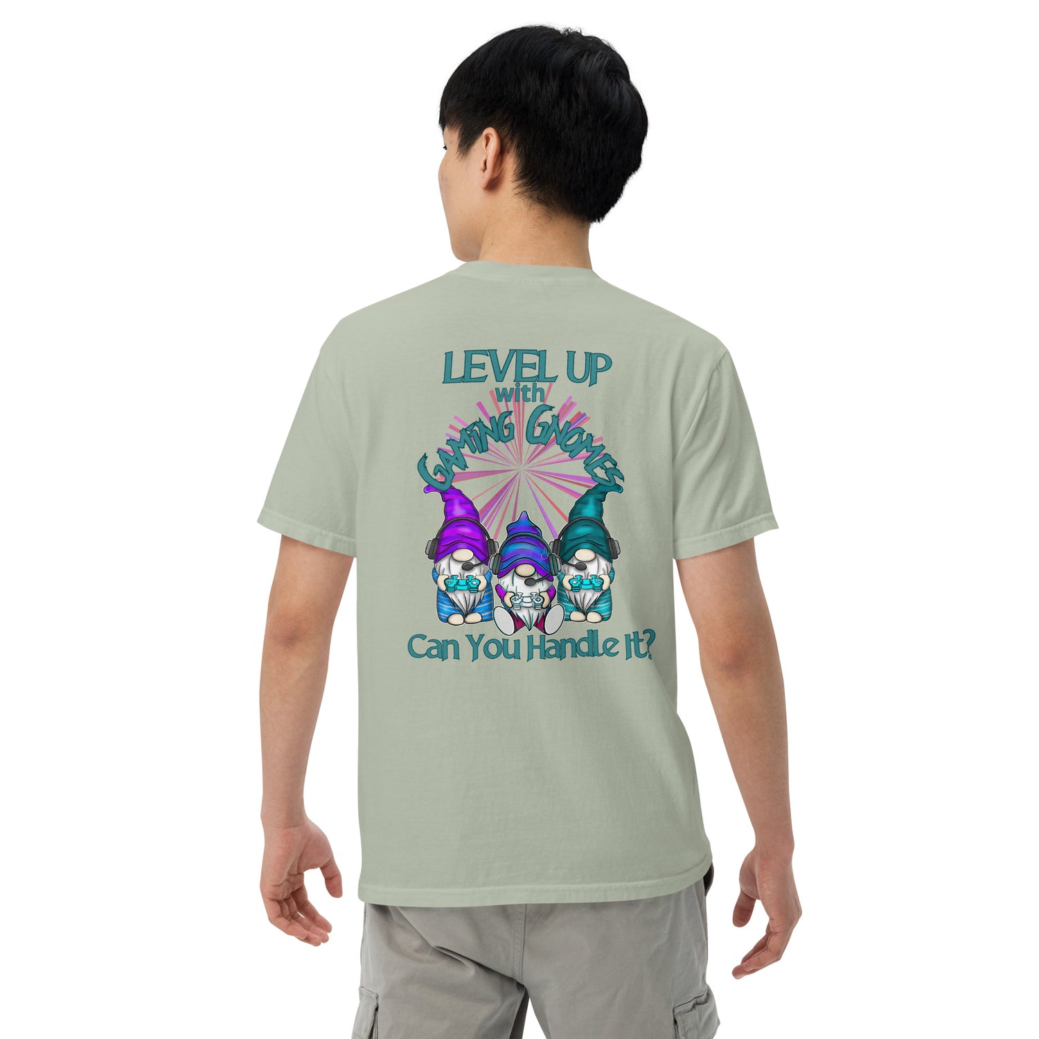 Gaming Gnomes: Unisex Comfort Wear/Colors Heavyweight T-Shirt