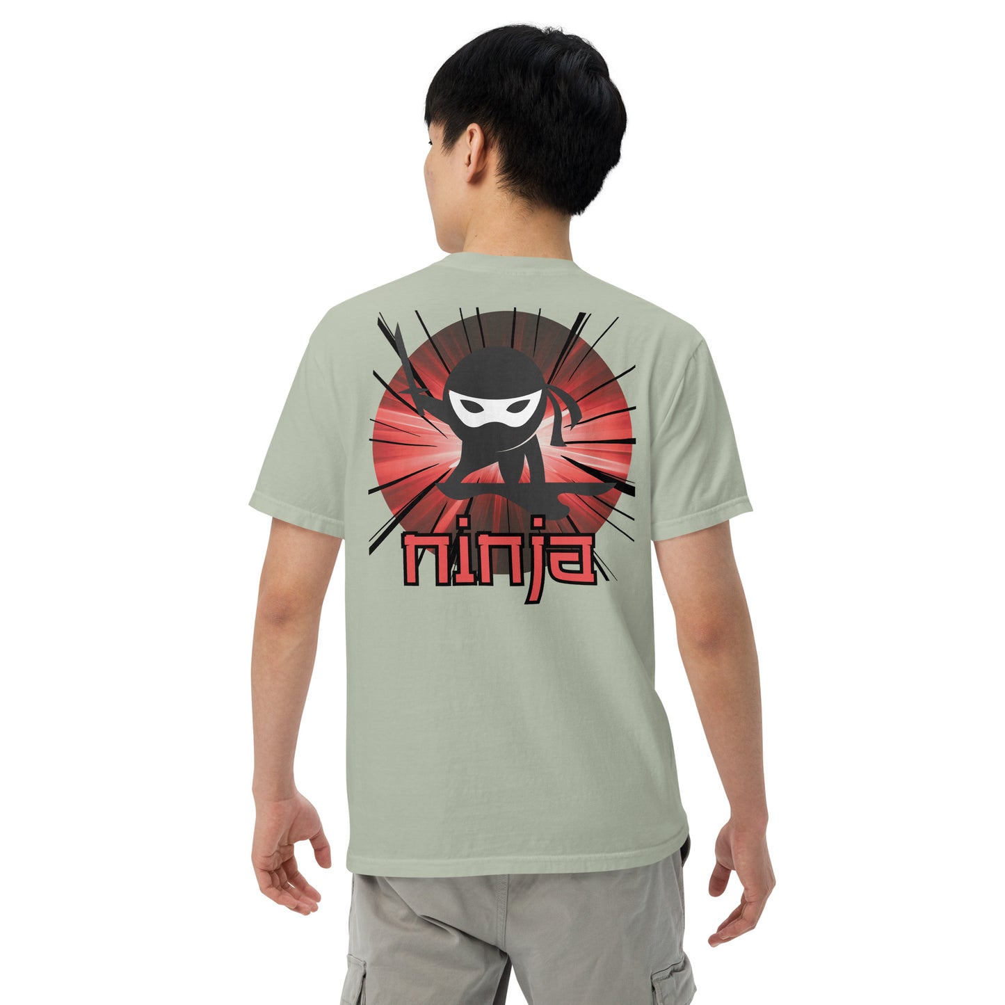SOTVO Booth Wear: Ninja Warrior: Unisex Comfort Wear/Colors Heavyweight T-Shirt