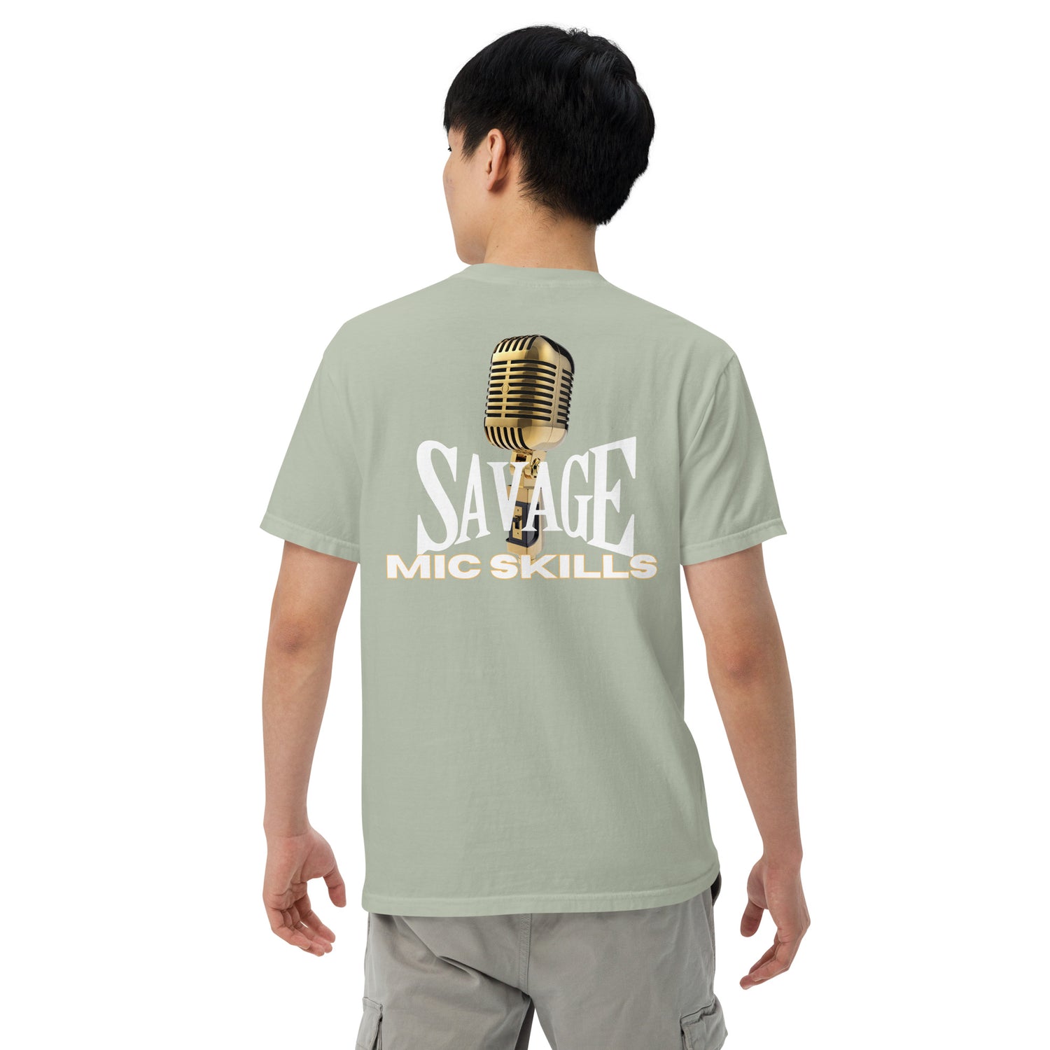 SOTVO Booth Wear: V.O. Savage MIc Skills: Unisex Comfort Wear/Colors Heavyweight T-Shirt