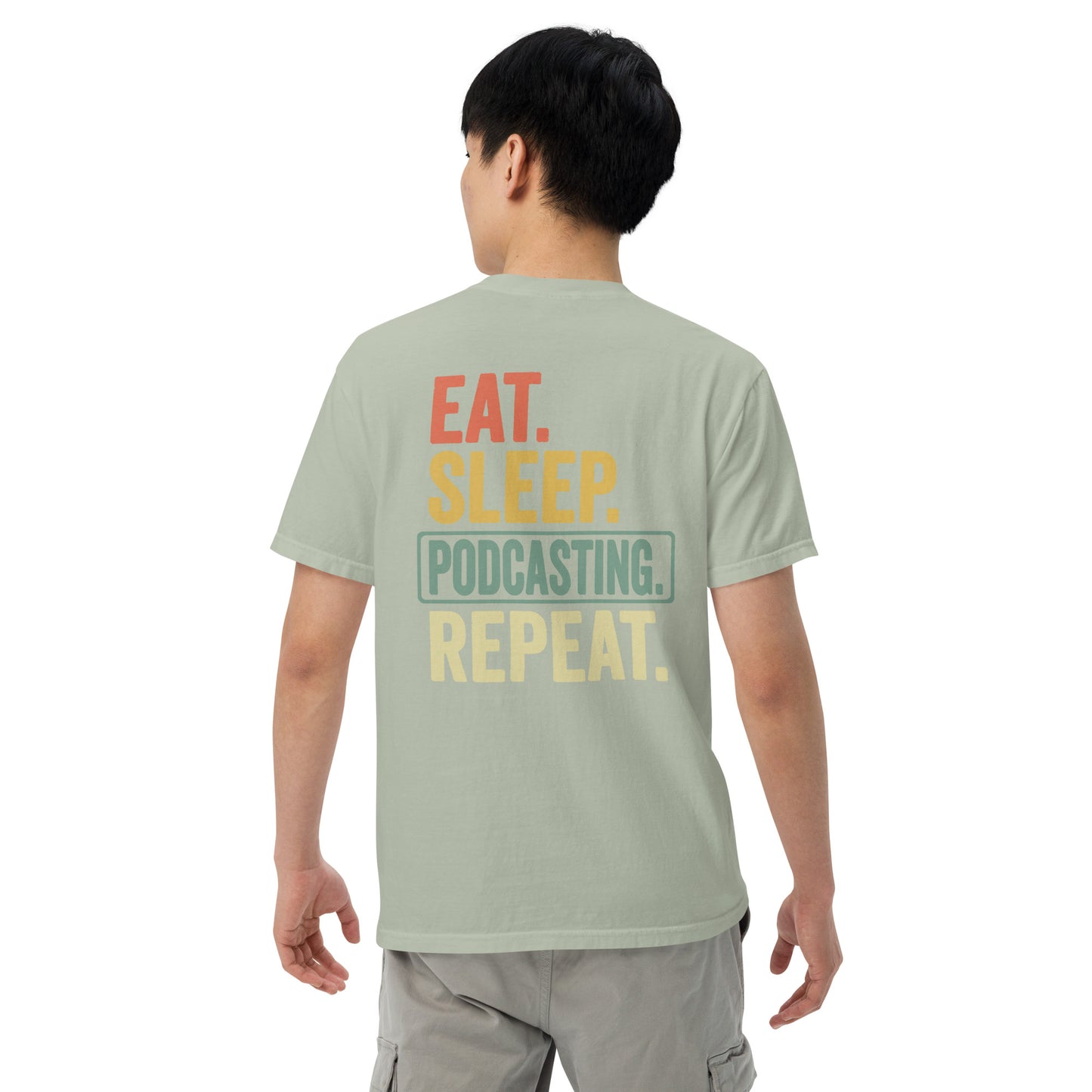 SOTVO Booth Wear: Podcast Repeat: Unisex Comfort Wear/Colors Heavyweight T-Shirt