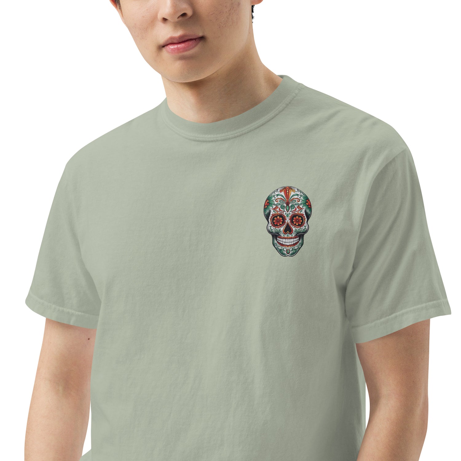 SOTVO Skeleton Sugar Skull Boo...tiful To The Bone Narrator: Unisex Comfort Wear/Colors Heavyweight T-Shirt