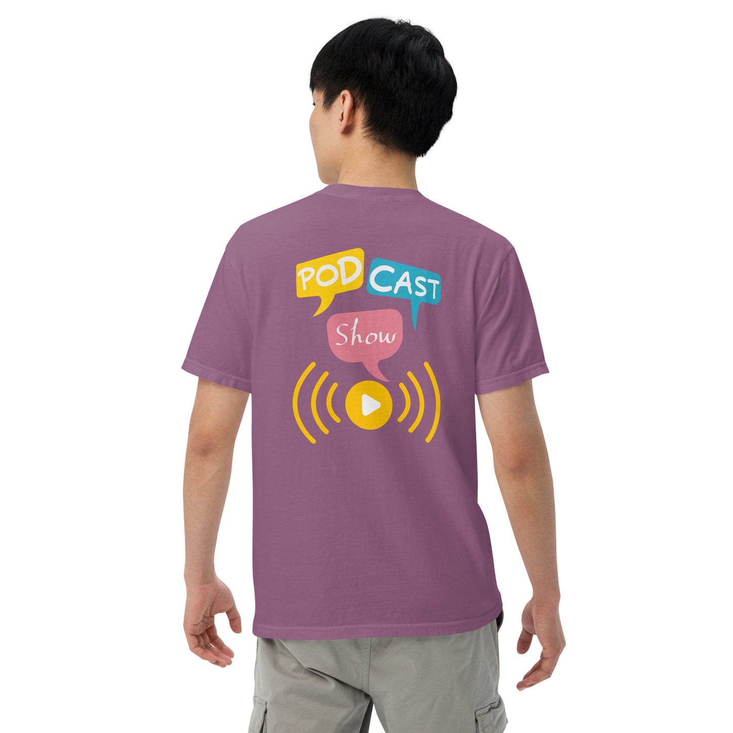 Podcast Show: Unisex Comfort Wear/Colors Heavyweight T-Shirt