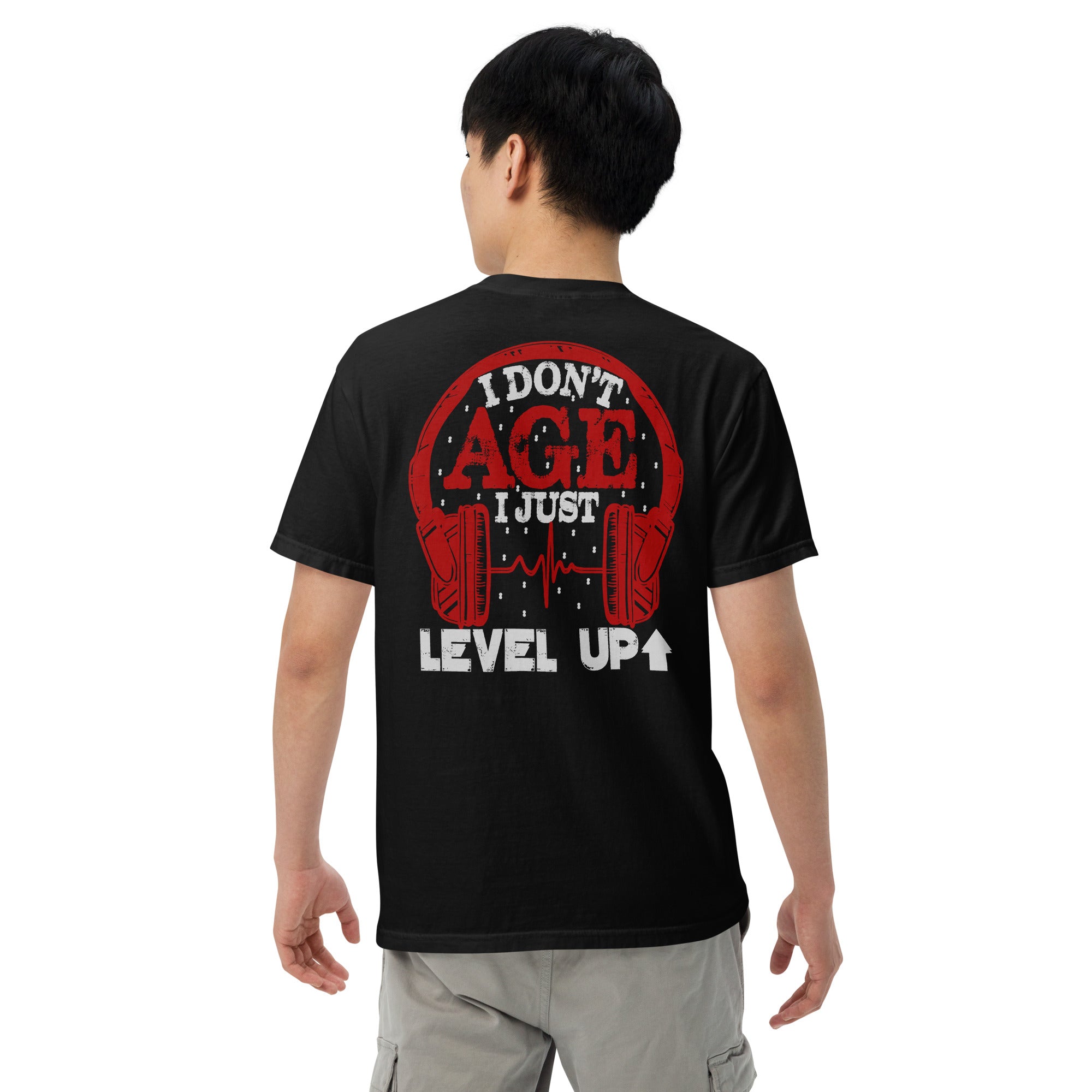 Older Bolder Level Up: Unisex Comfort Wear/Colors Heavyweight T-Shirt