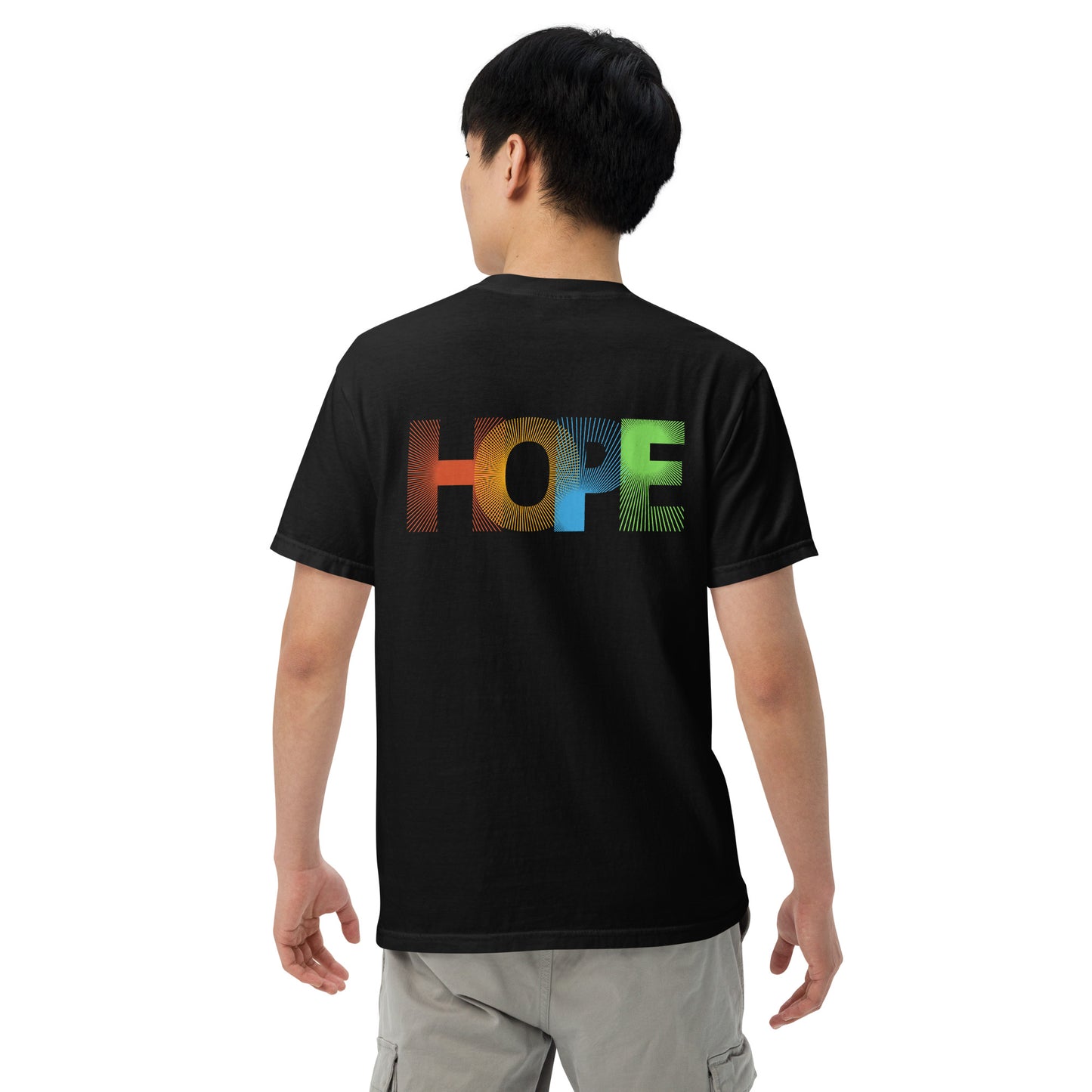 Motivational Affirmations HOPE: Unisex Comfort Wear/Colors Heavyweight T-Shirt