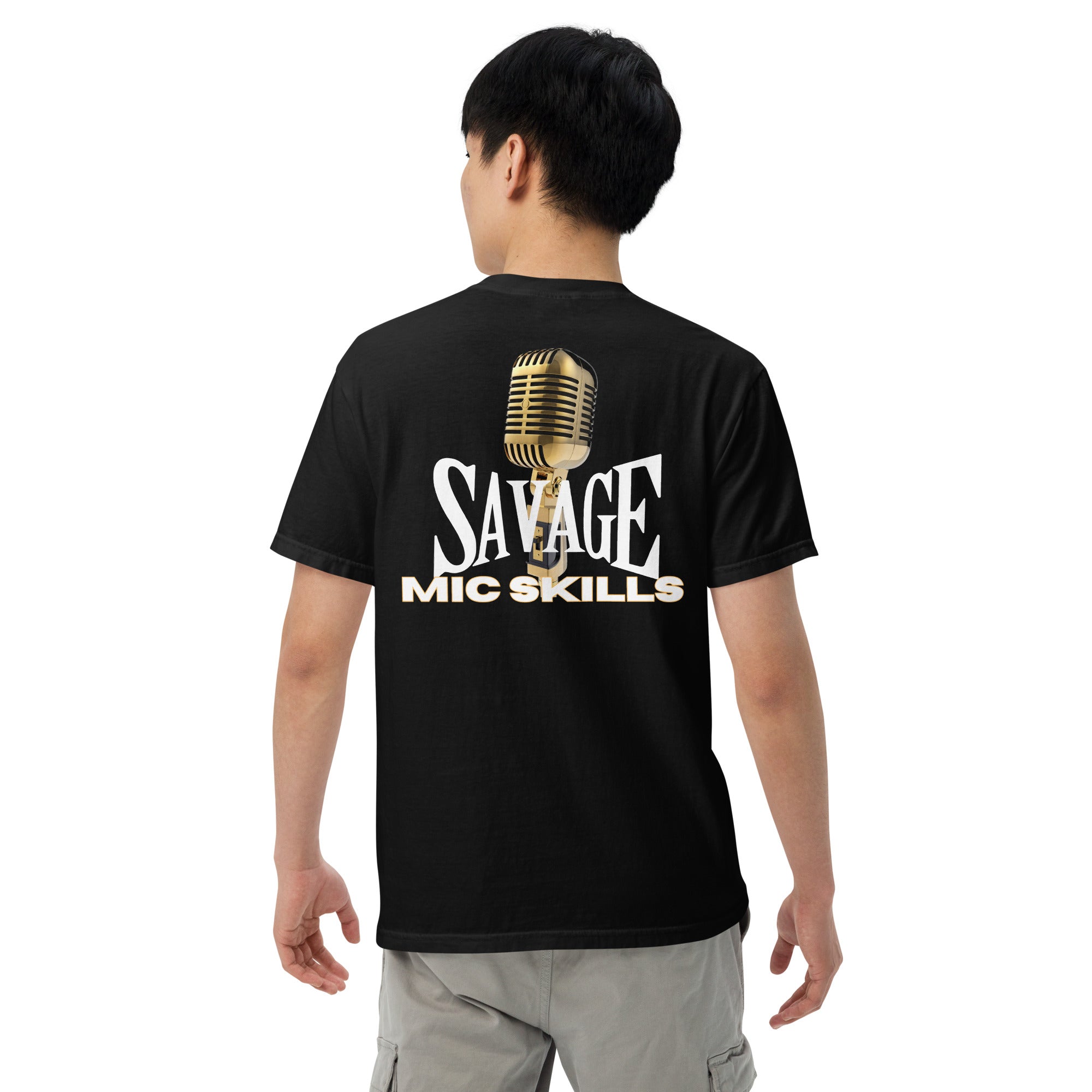 SOTVO Booth Wear: V.O. Savage MIc Skills: Unisex Comfort Wear/Colors Heavyweight T-Shirt