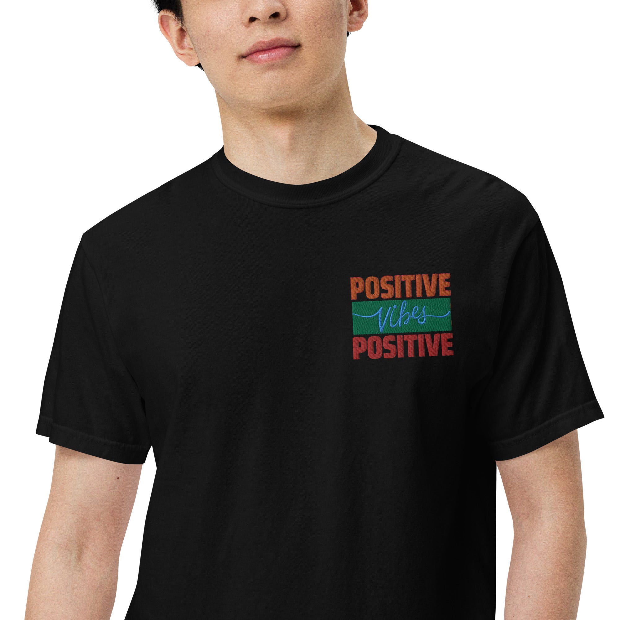 Motivational Positive Vibes: Unisex Comfort Wear/Colors Heavyweight T-Shirt