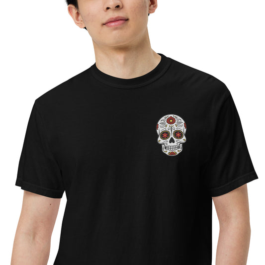 SOTVO Skeleton Sugar Skull Feelin' Spicy: Unisex Comfort Wear/Colors Heavyweight T-Shirt