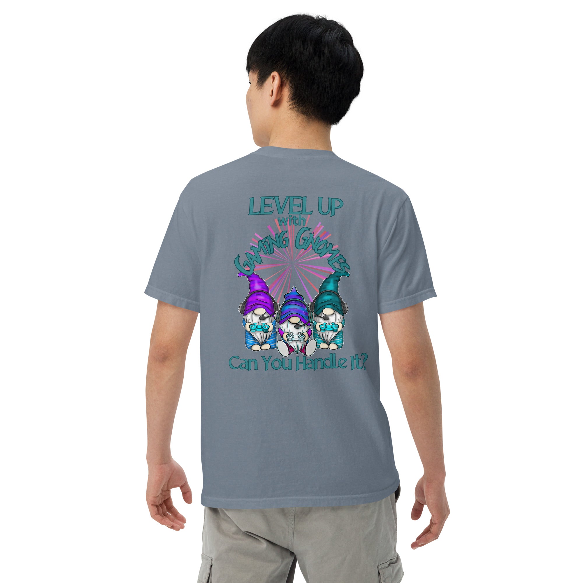 Gaming Gnomes: Unisex Comfort Wear/Colors Heavyweight T-Shirt