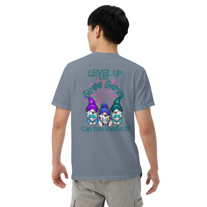 Gaming Gnomes: Unisex Comfort Wear/Colors Heavyweight T-Shirt