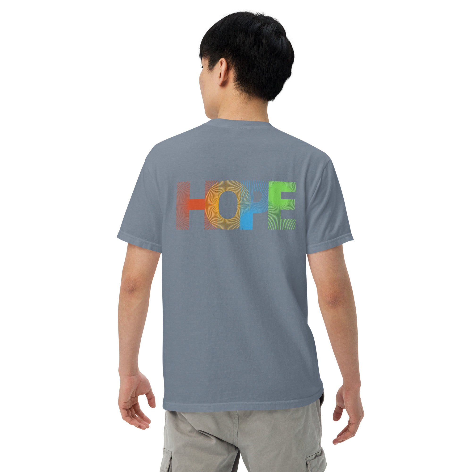 Motivational Affirmations HOPE: Unisex Comfort Wear/Colors Heavyweight T-Shirt