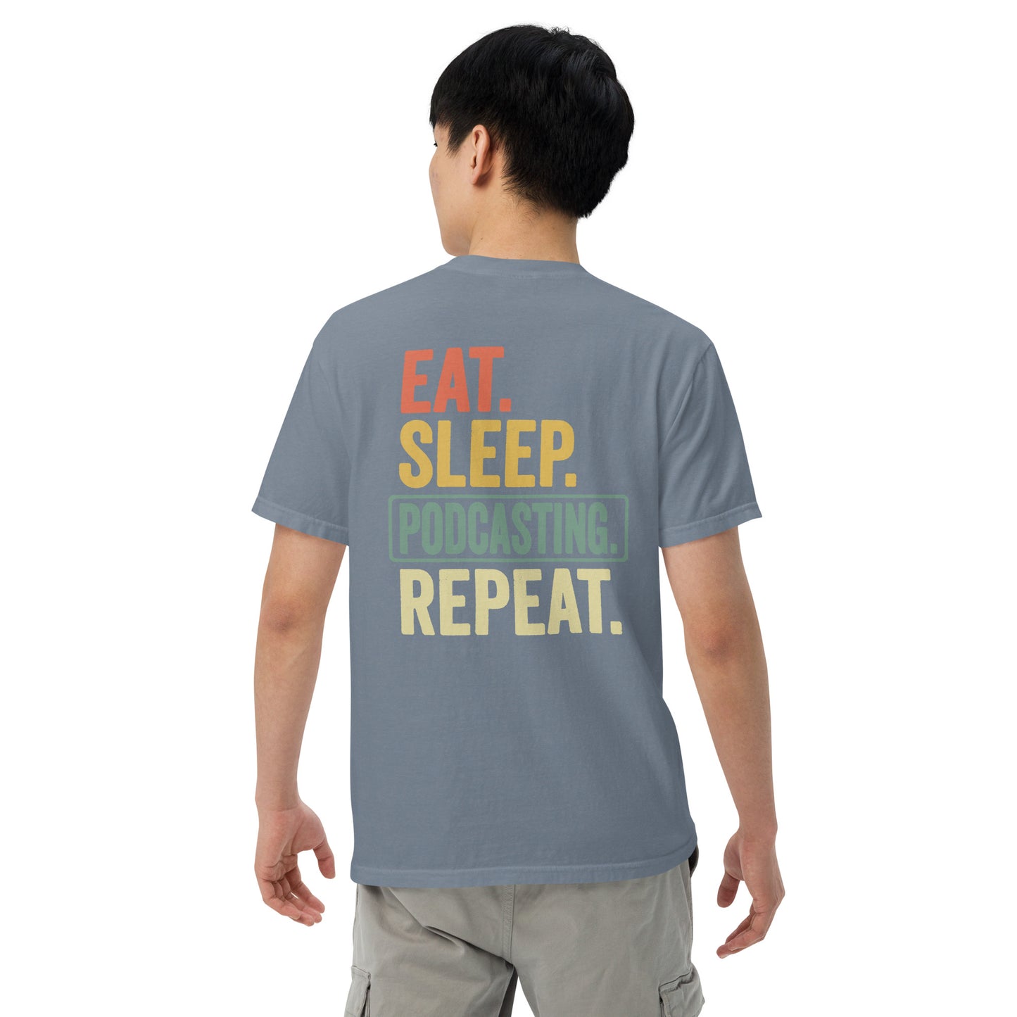 SOTVO Booth Wear: Podcast Repeat: Unisex Comfort Wear/Colors Heavyweight T-Shirt