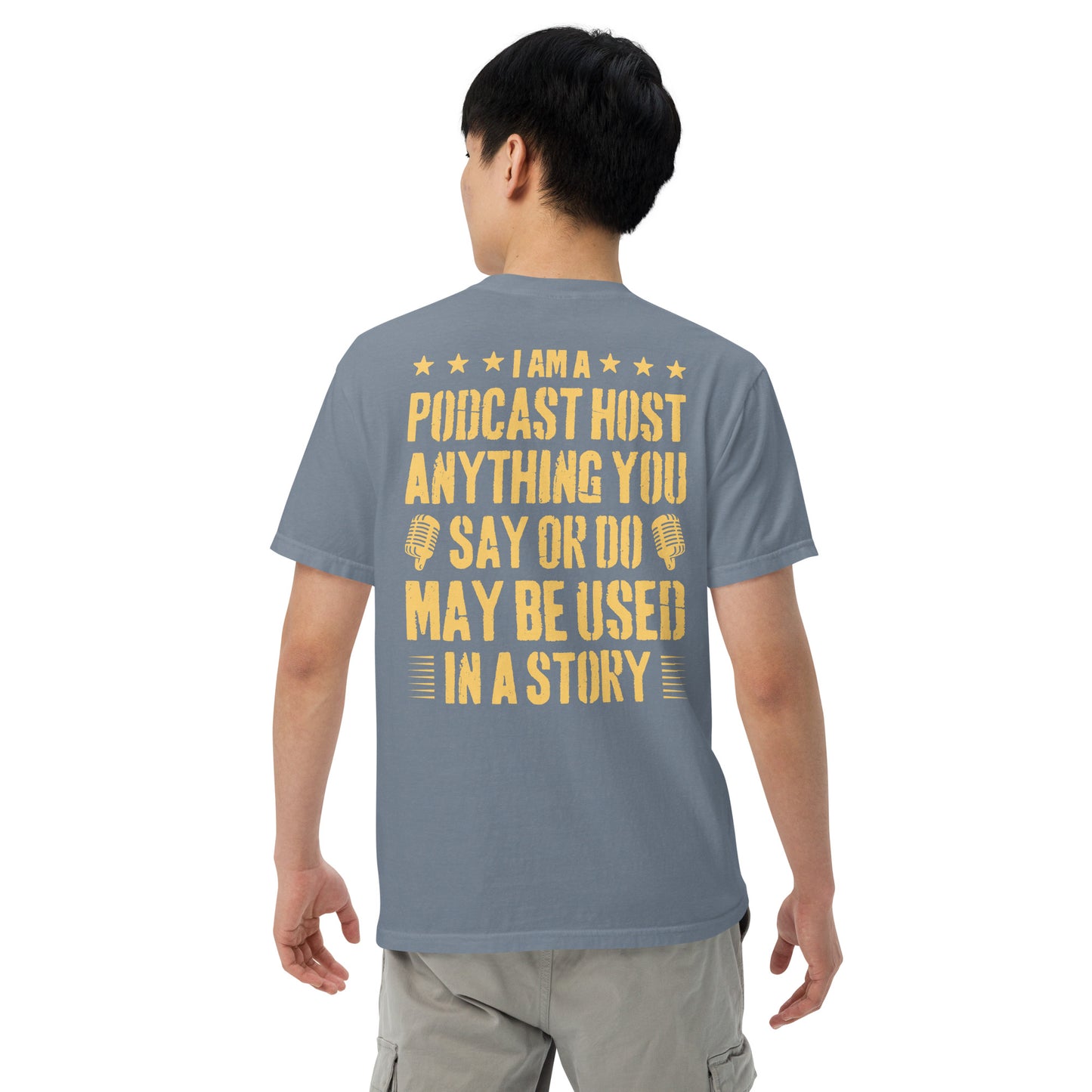 Podcasting Fun: Unisex Comfort Wear/Colors Heavyweight T-Shirt