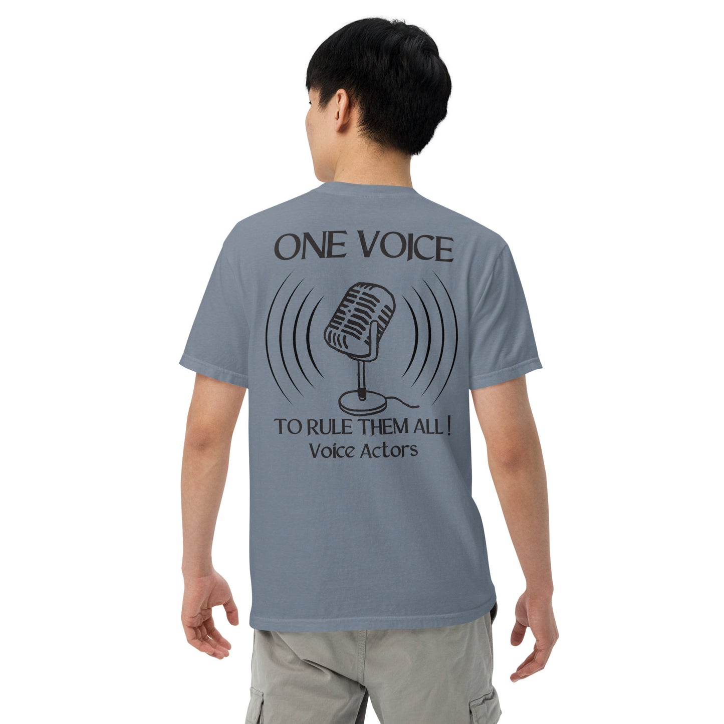 SOTVO Booth Wear: "ONE VOICE to RULE THEM ALL": Unisex Comfort Wear/Colors Heavyweight T-Shirt