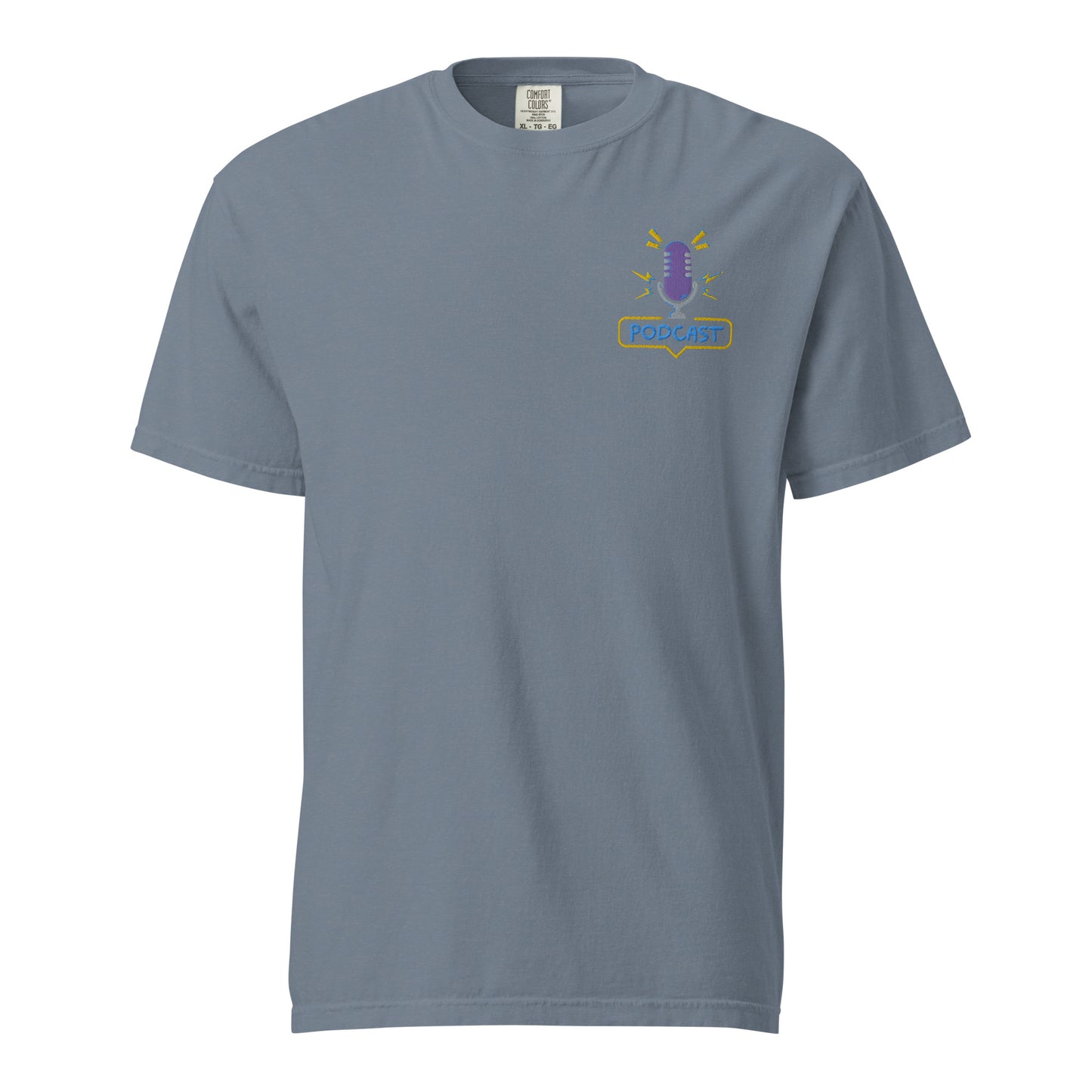 Just A Girl Who Loves Podcasting: Unisex Comfort Wear/Colors Heavyweight T-Shirt