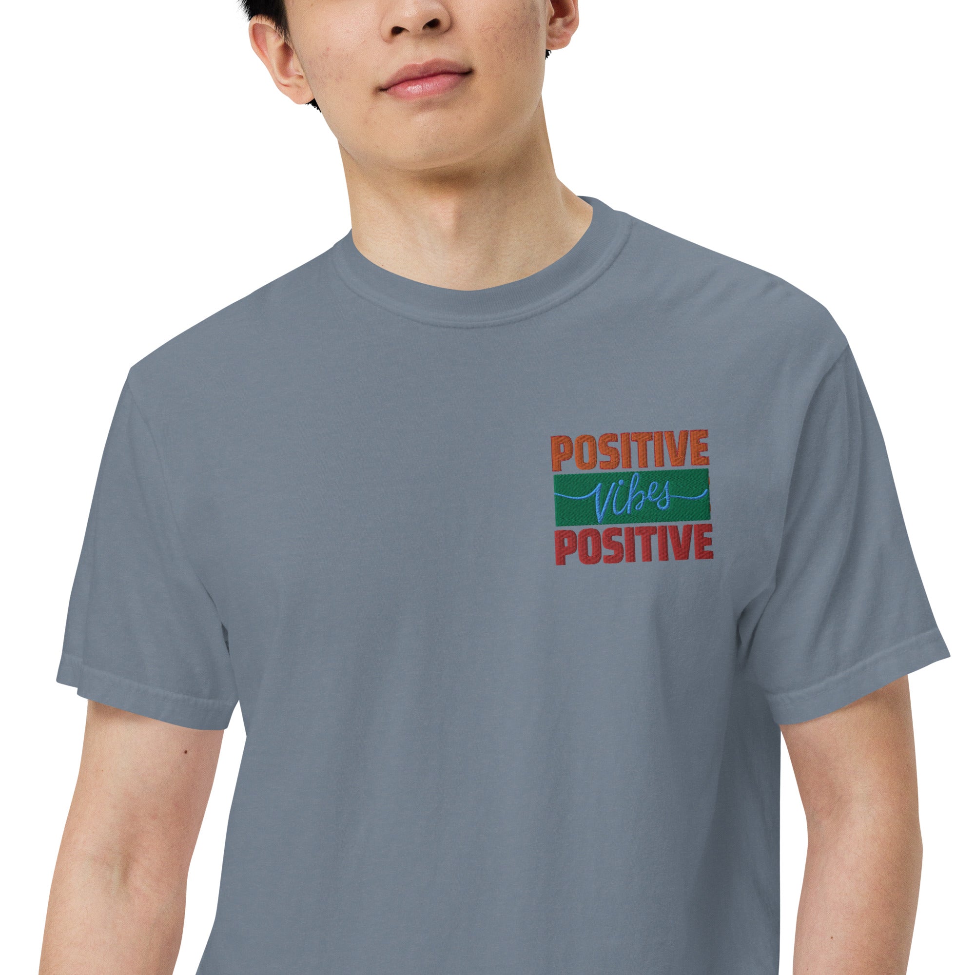 Motivational Positive Vibes: Unisex Comfort Wear/Colors Heavyweight T-Shirt