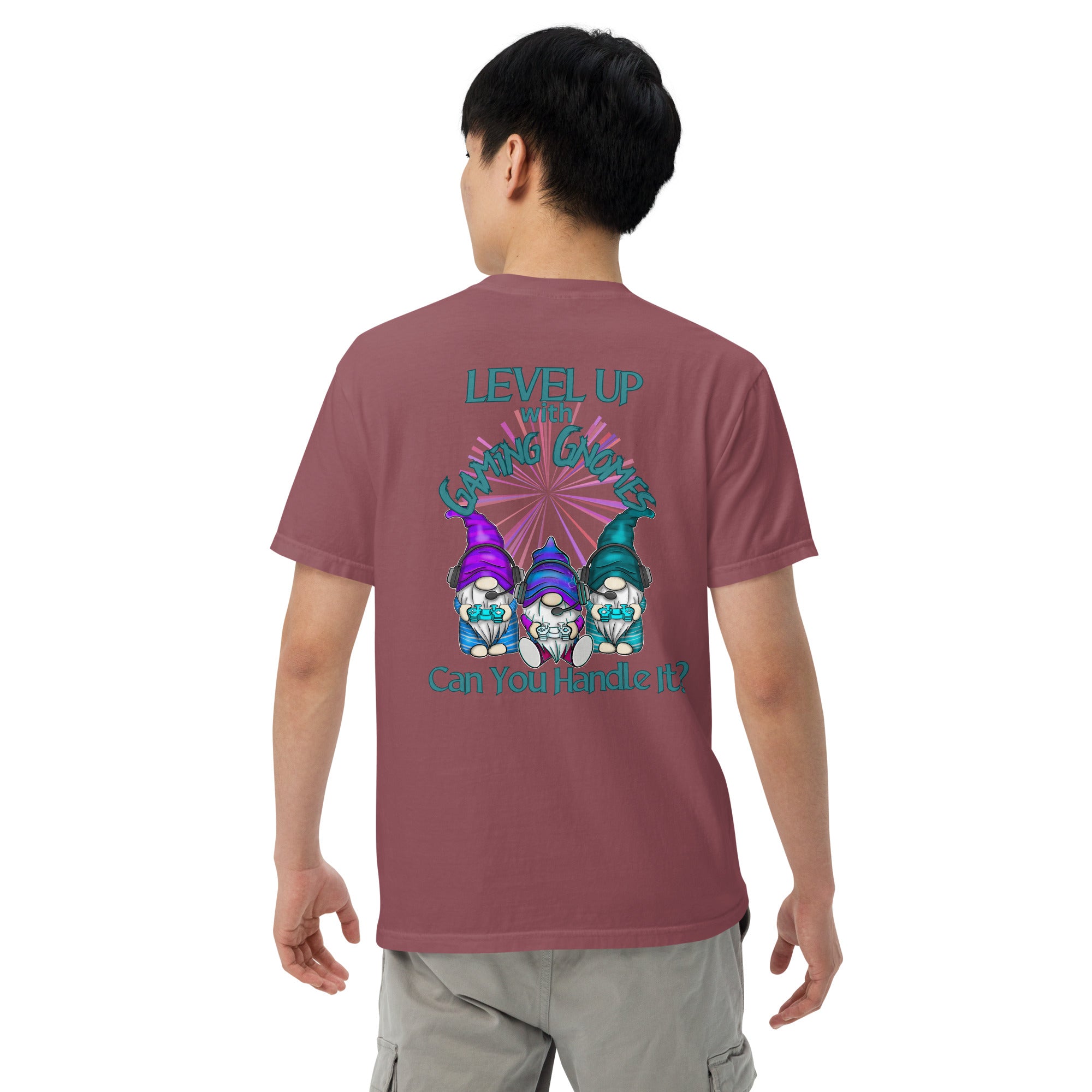 Gaming Gnomes: Unisex Comfort Wear/Colors Heavyweight T-Shirt