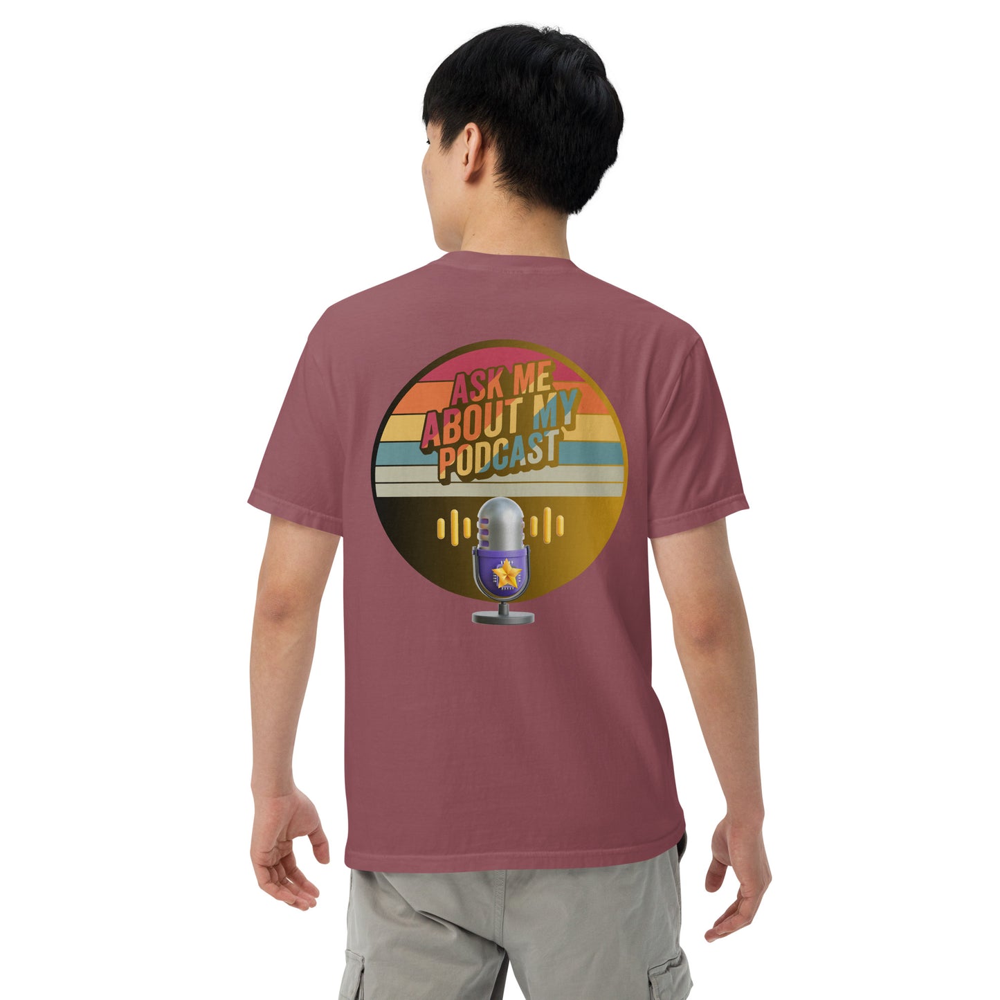 Podcast Show: Unisex Comfort Wear/Colors Heavyweight T-Shirt