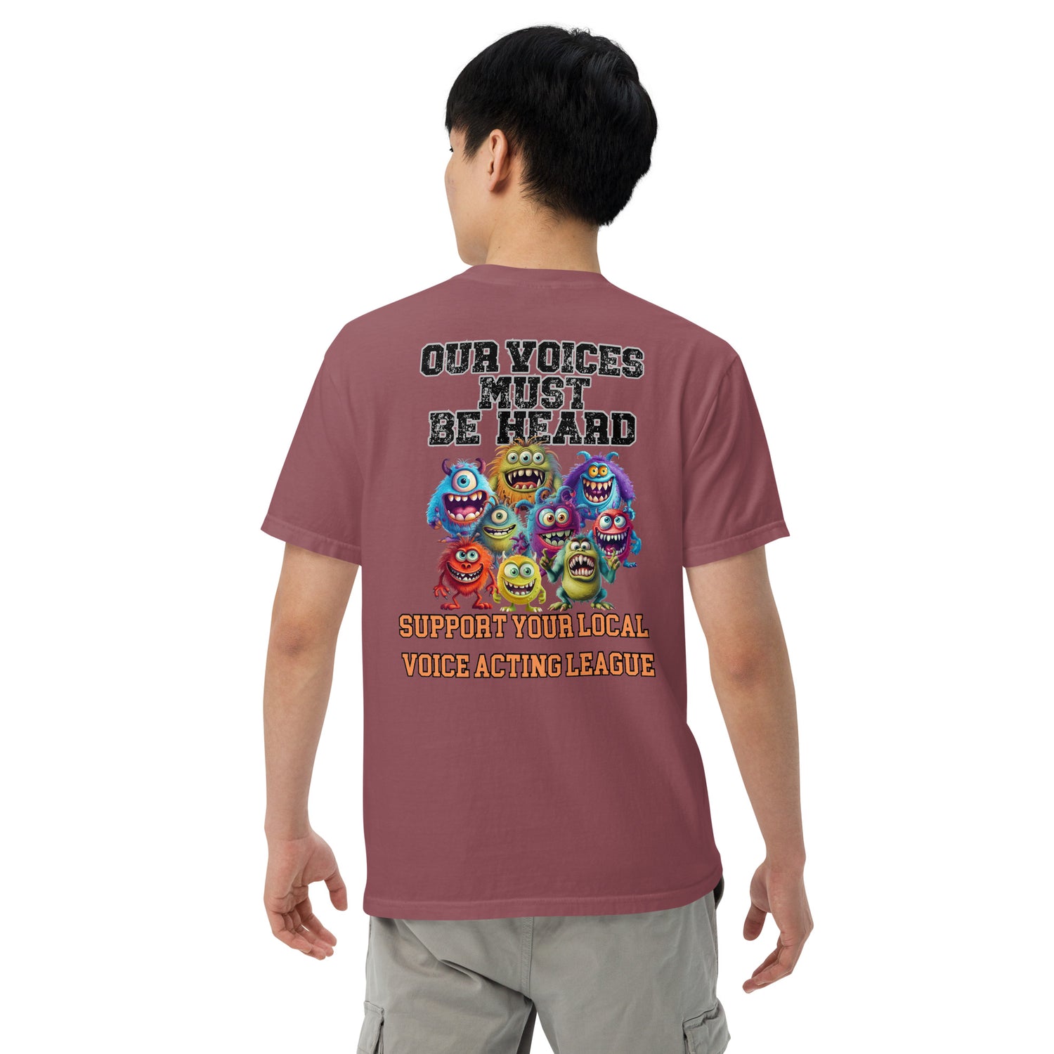 Cartoon Animation Guild &quot;Our Voices Must Be Heard&quot;: Unisex Comfort Wear/Colors Heavyweight T-Shirt