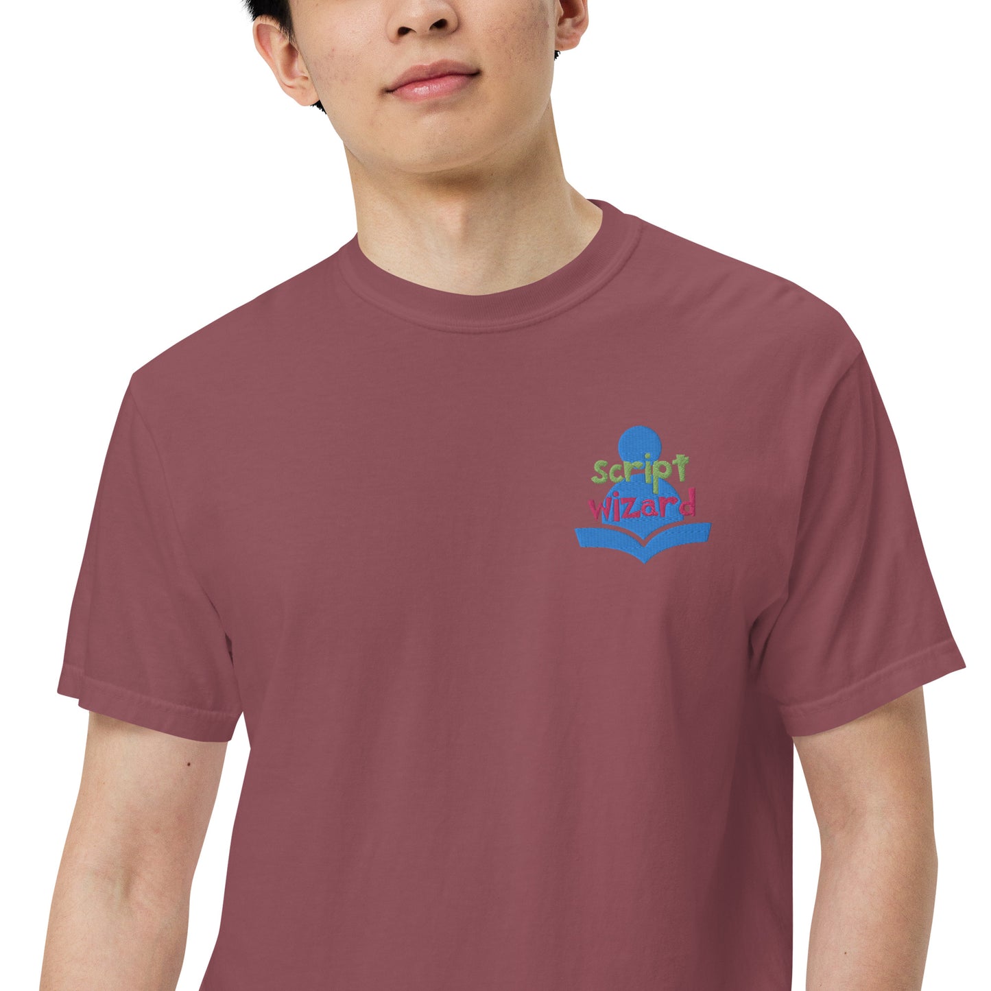 SOTVO Booth Wear: Script Wizard: Unisex Comfort Wear/Colors Heavyweight T-Shirt