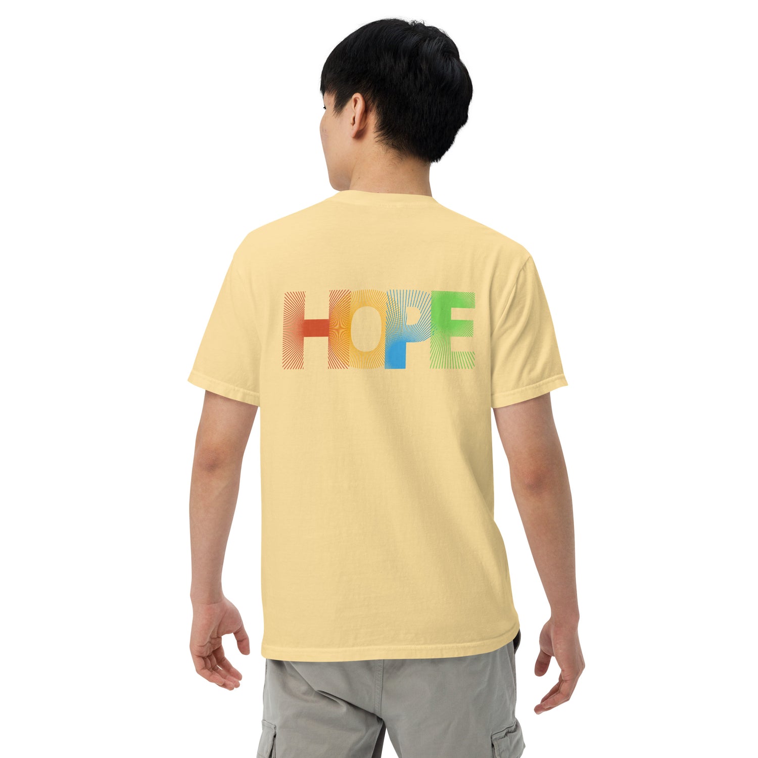 Motivational Affirmations HOPE: Unisex Comfort Wear/Colors Heavyweight T-Shirt