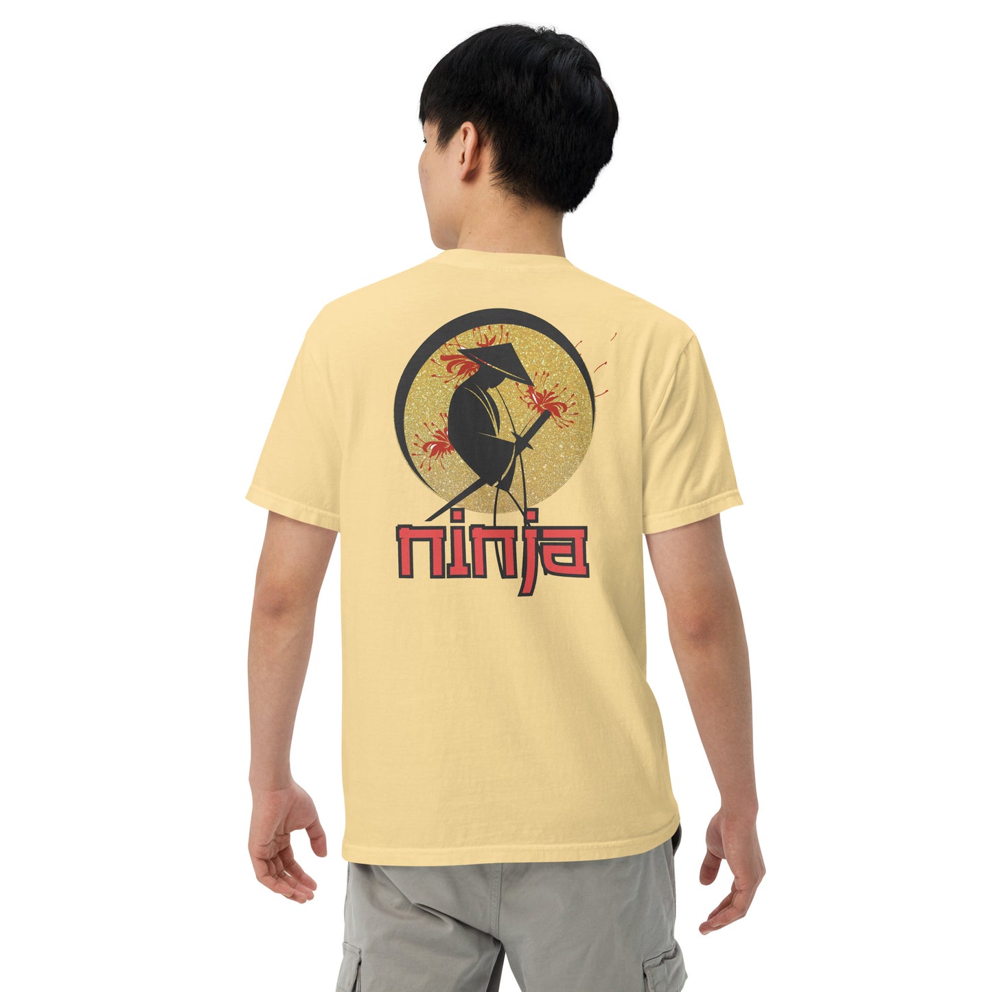 SOTVO Booth Wear: Ninja Warrior: Unisex Comfort Wear/Colors Heavyweight T-Shirt