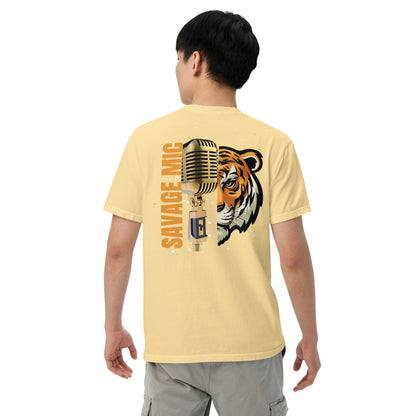 SOTVO Booth Wear: ROAR Tiger Savage Mic Skills: Unisex Comfort Wear/Colors Heavyweight T-Shirt