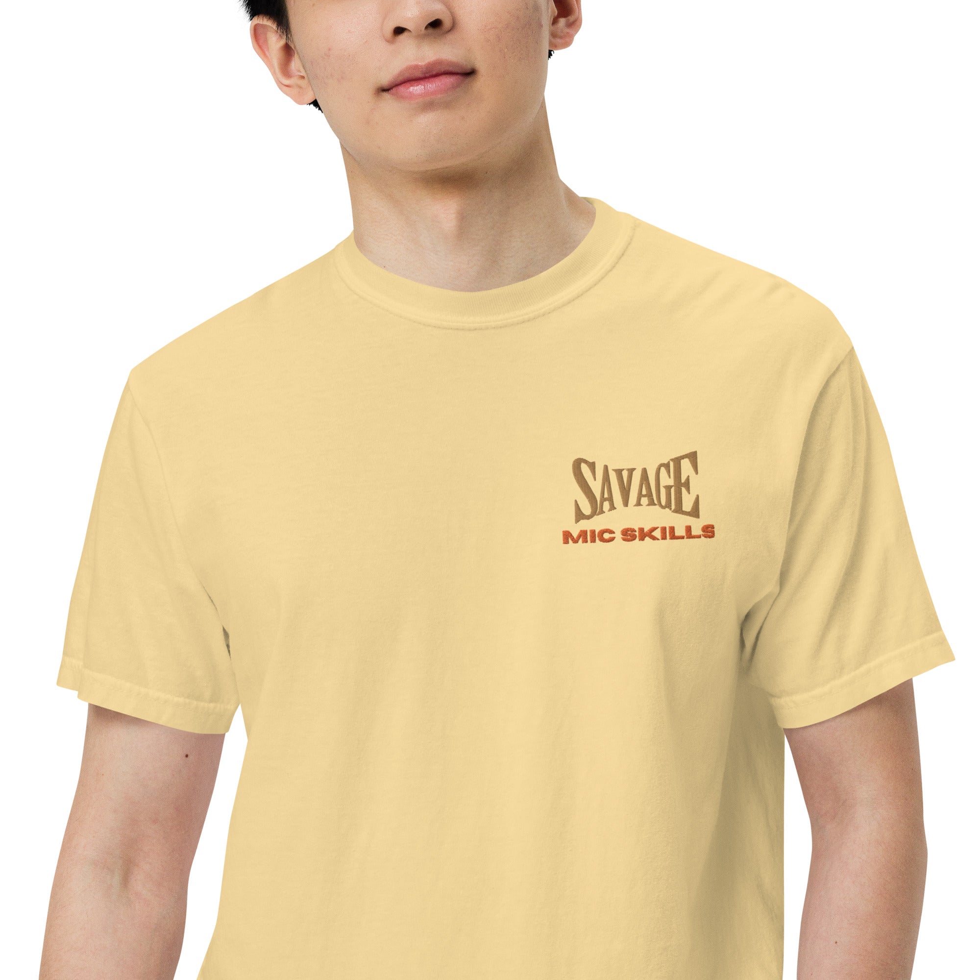 SOTVO Booth Wear: V.O. Savage MIc Skills: Unisex Comfort Wear/Colors Heavyweight T-Shirt