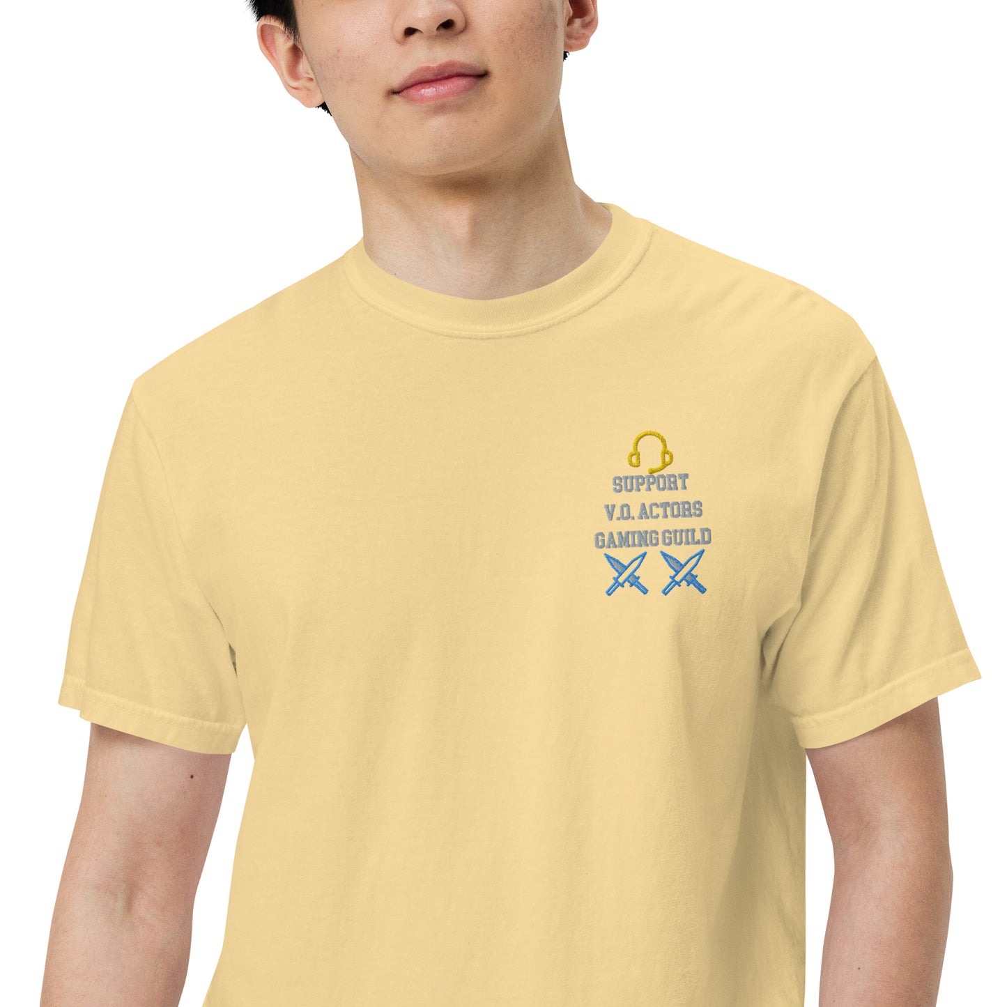 Gaming Guild "Our Voices Must Be Heard": Unisex Comfort Wear/Colors Heavyweight T-Shirt