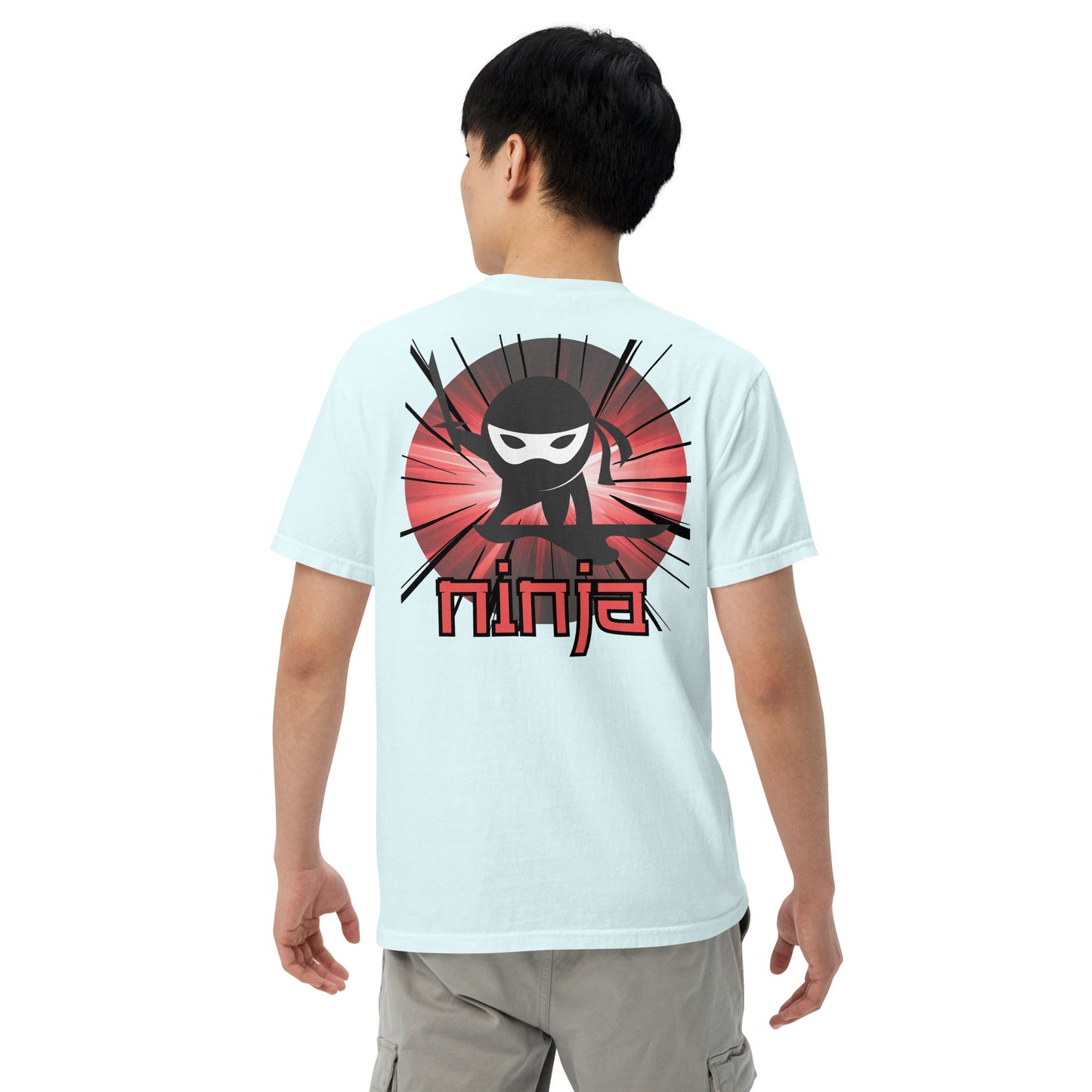 SOTVO Booth Wear: Ninja Warrior: Unisex Comfort Wear/Colors Heavyweight T-Shirt