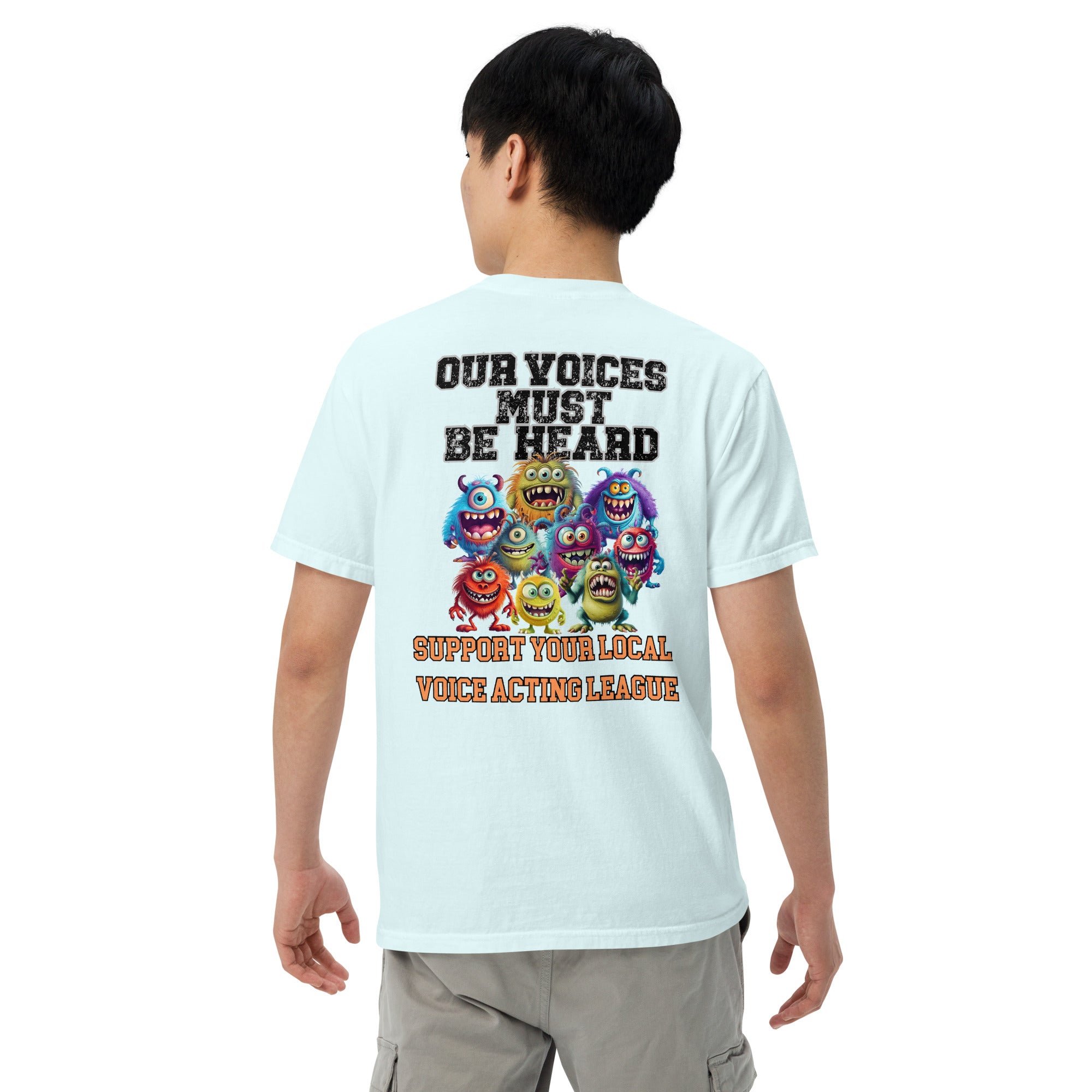 Cartoon Animation Guild &quot;Our Voices Must Be Heard&quot;: Unisex Comfort Wear/Colors Heavyweight T-Shirt