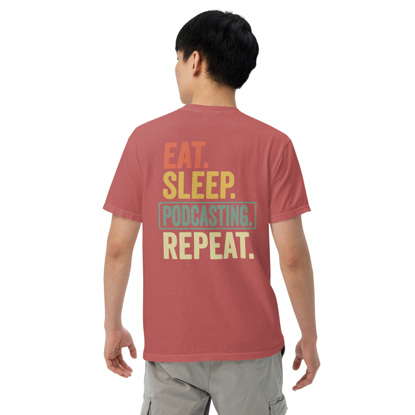 SOTVO Booth Wear: Podcast Repeat: Unisex Comfort Wear/Colors Heavyweight T-Shirt