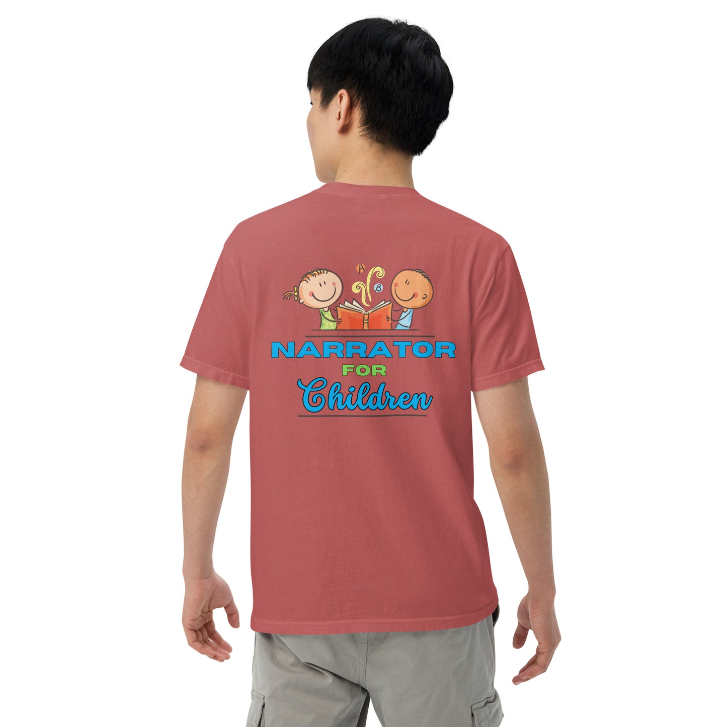 SOTVO Booth Wear: Narrator for Children: Unisex Comfort Wear/Colors Heavyweight T-Shirt